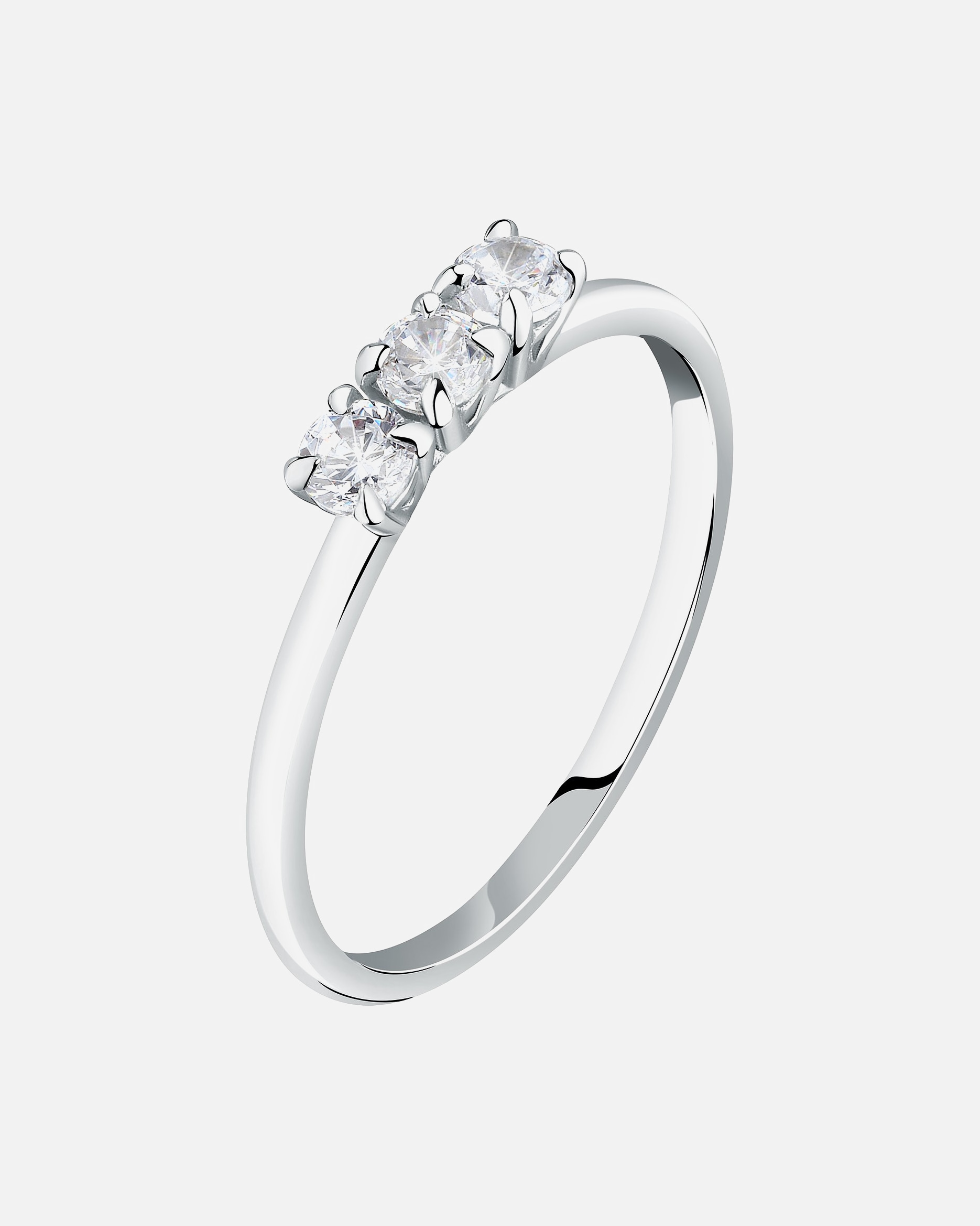 Bague pour Femme Live Diamond Bagues or blanc 52