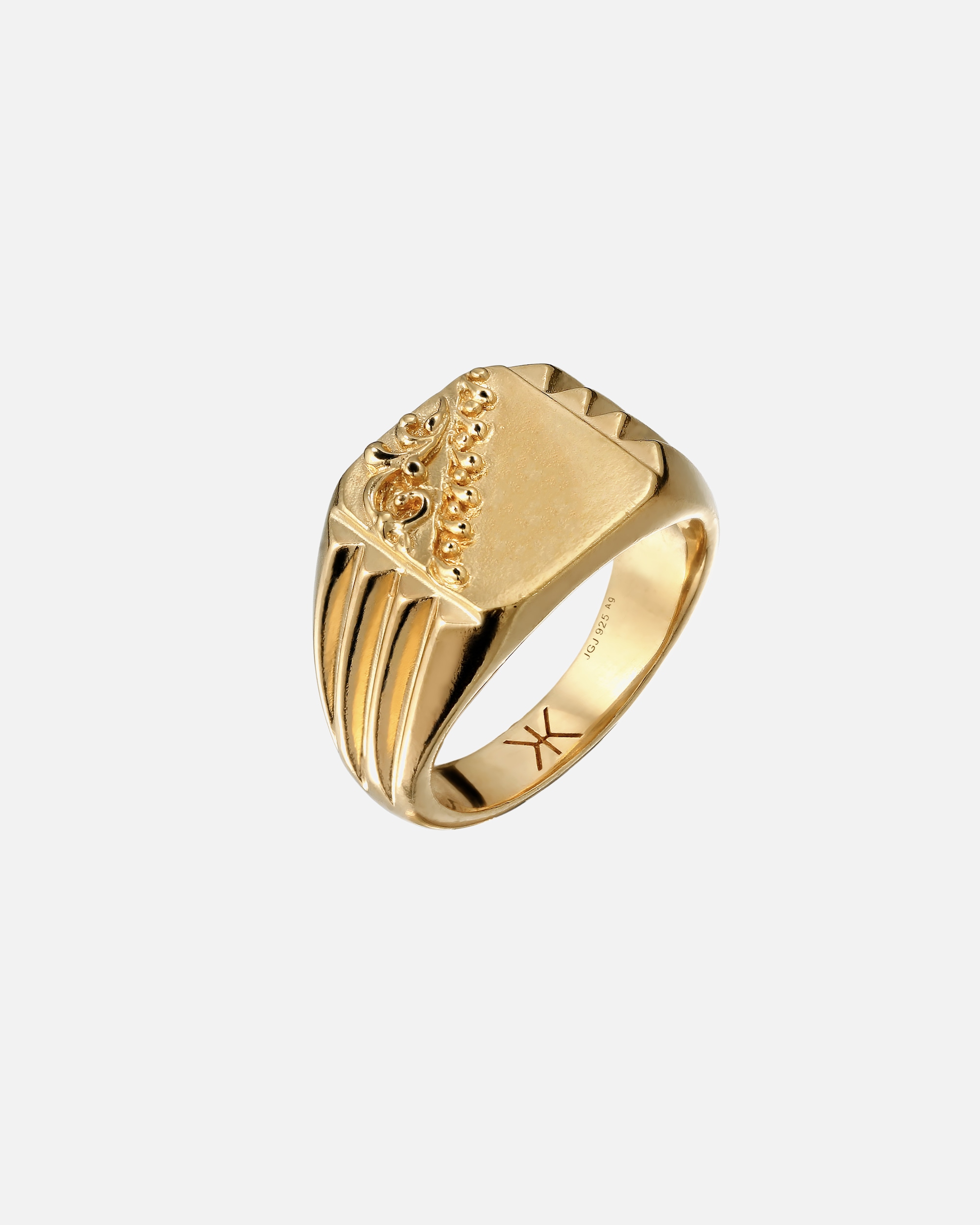 Bague pour Homme KUZZOI Bague Chevalière 925 Sterling Silver 60