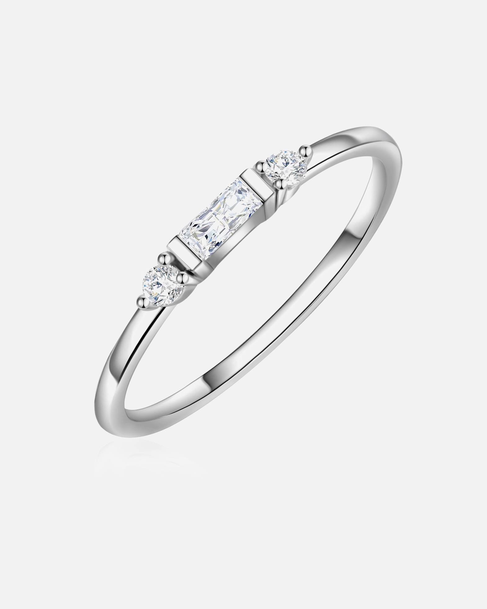 Bague pour Femme Lulu & Jane Bague en Laiton en Argent 56