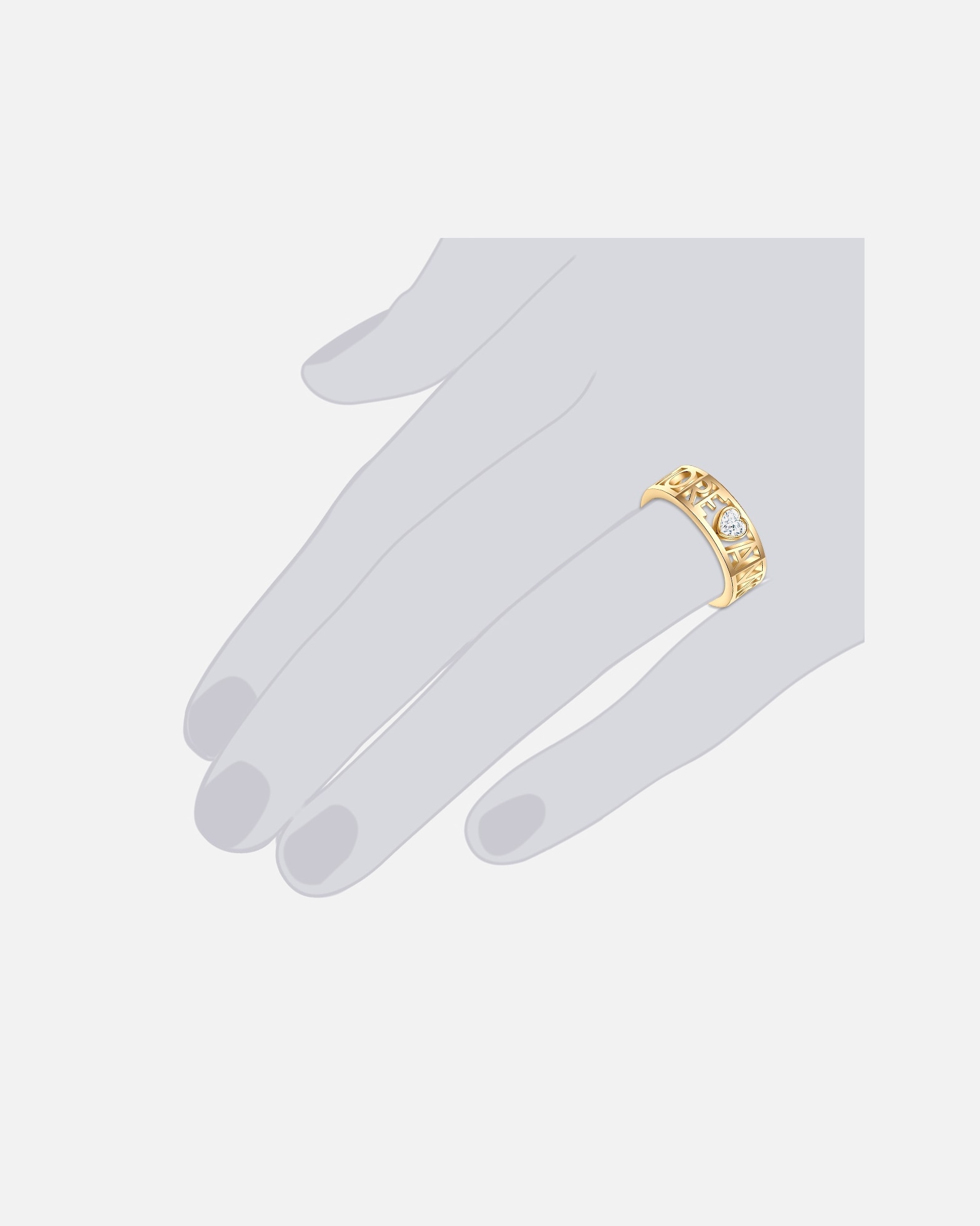 Bague pour Femme Lulu & Jane Bague de cristaux Swarovski® Métal Orné de cristaux Swarovski® en Or jaune 58