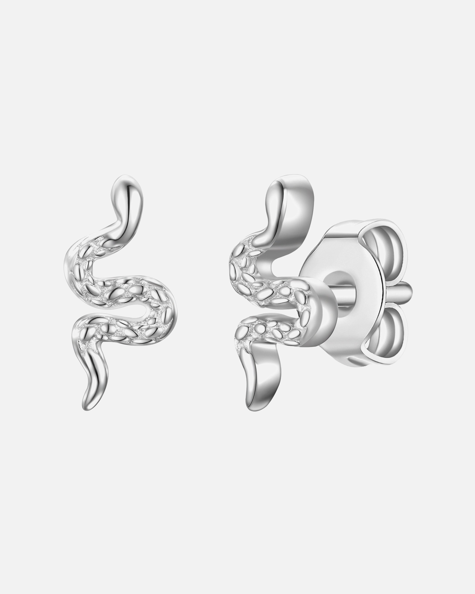 Boucles d'oreilles pour Femme Boucles d´oreilles Serpent en Argent sterling en Argent 8,3 mm