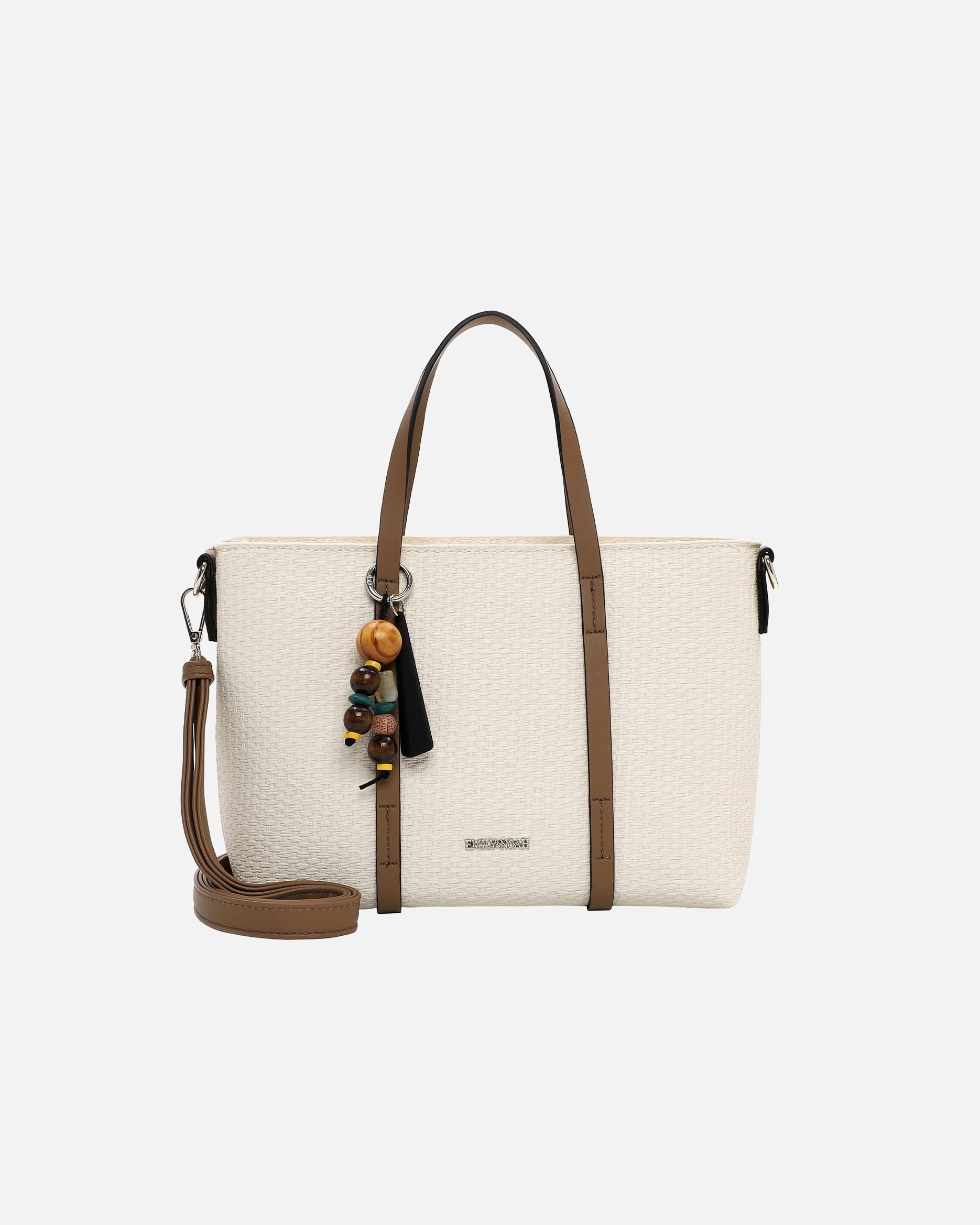 Cabas pour Femme EMILY & NOAH Sac À Dos E&N Johanna Ecru