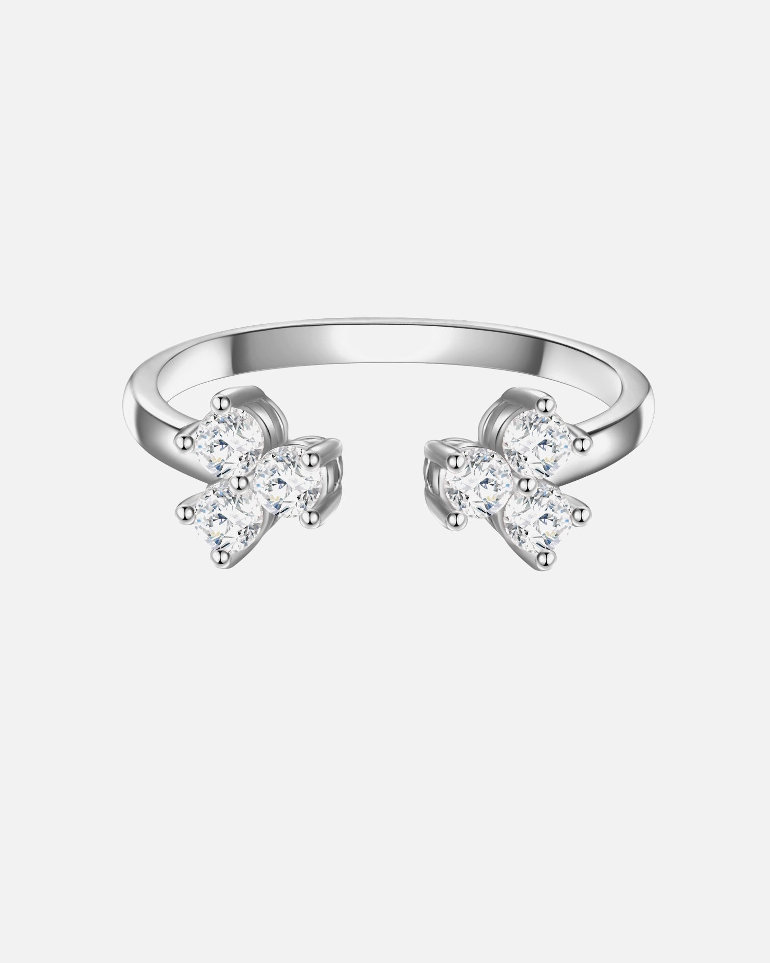 Bague pour Femme Bague en argent Argent sterling Oxyde de zirconium (CZ) en Argent 50