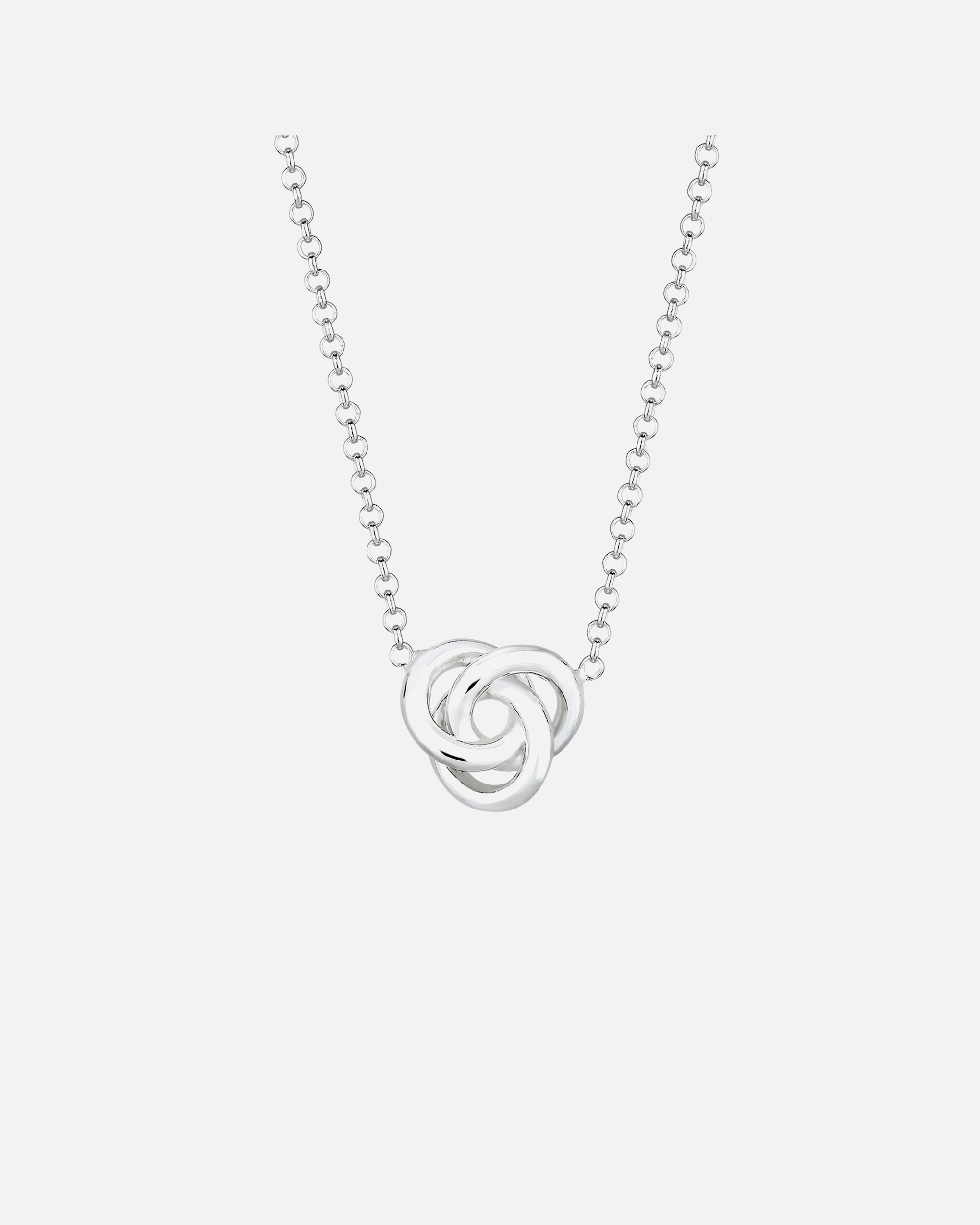 Collier pour Femme Elli Femme Noeud - (925/1000) Argent silberfarben