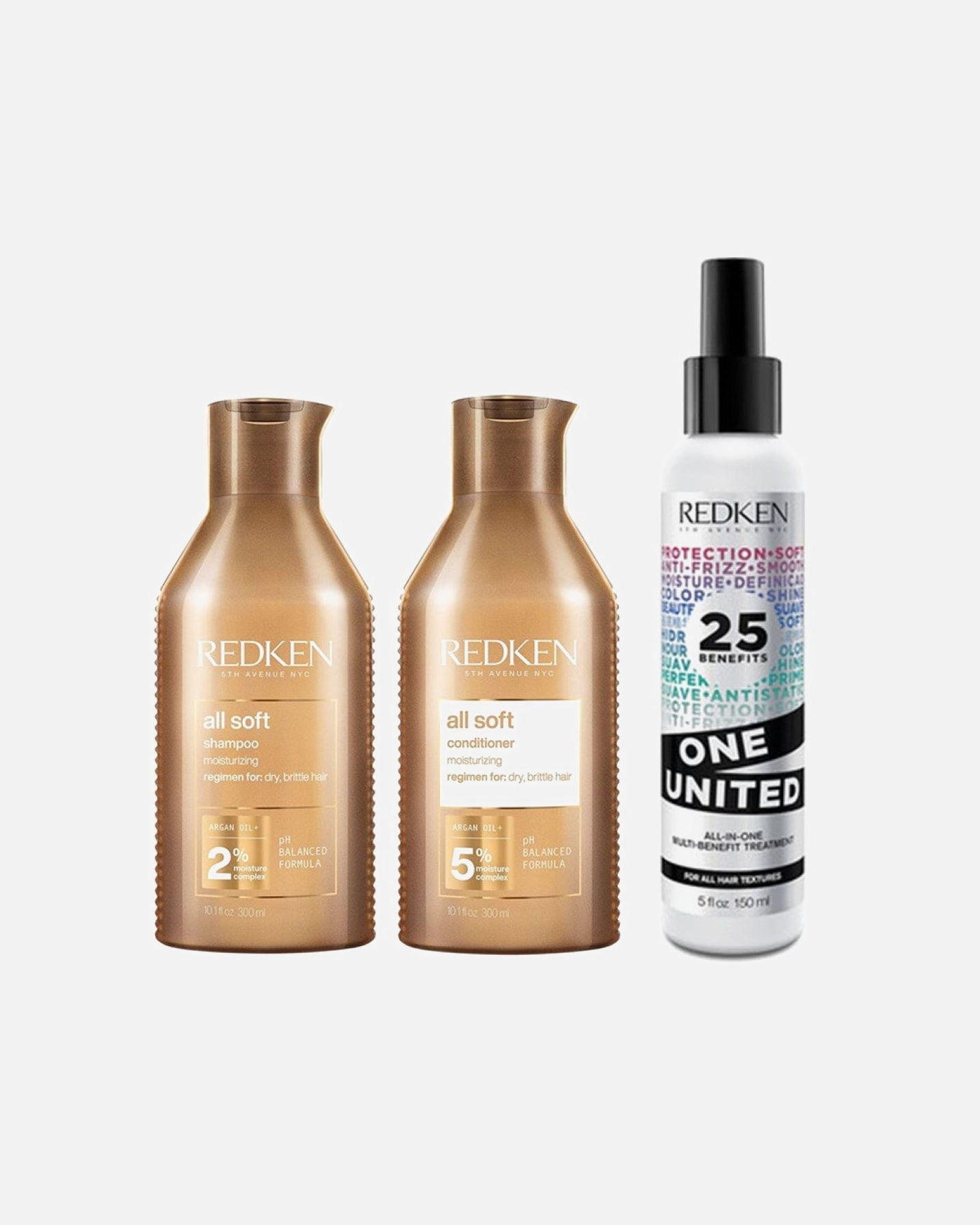 Coffret soin cheveux pour Femme Redken All Soft Coffret One United 1 pièce