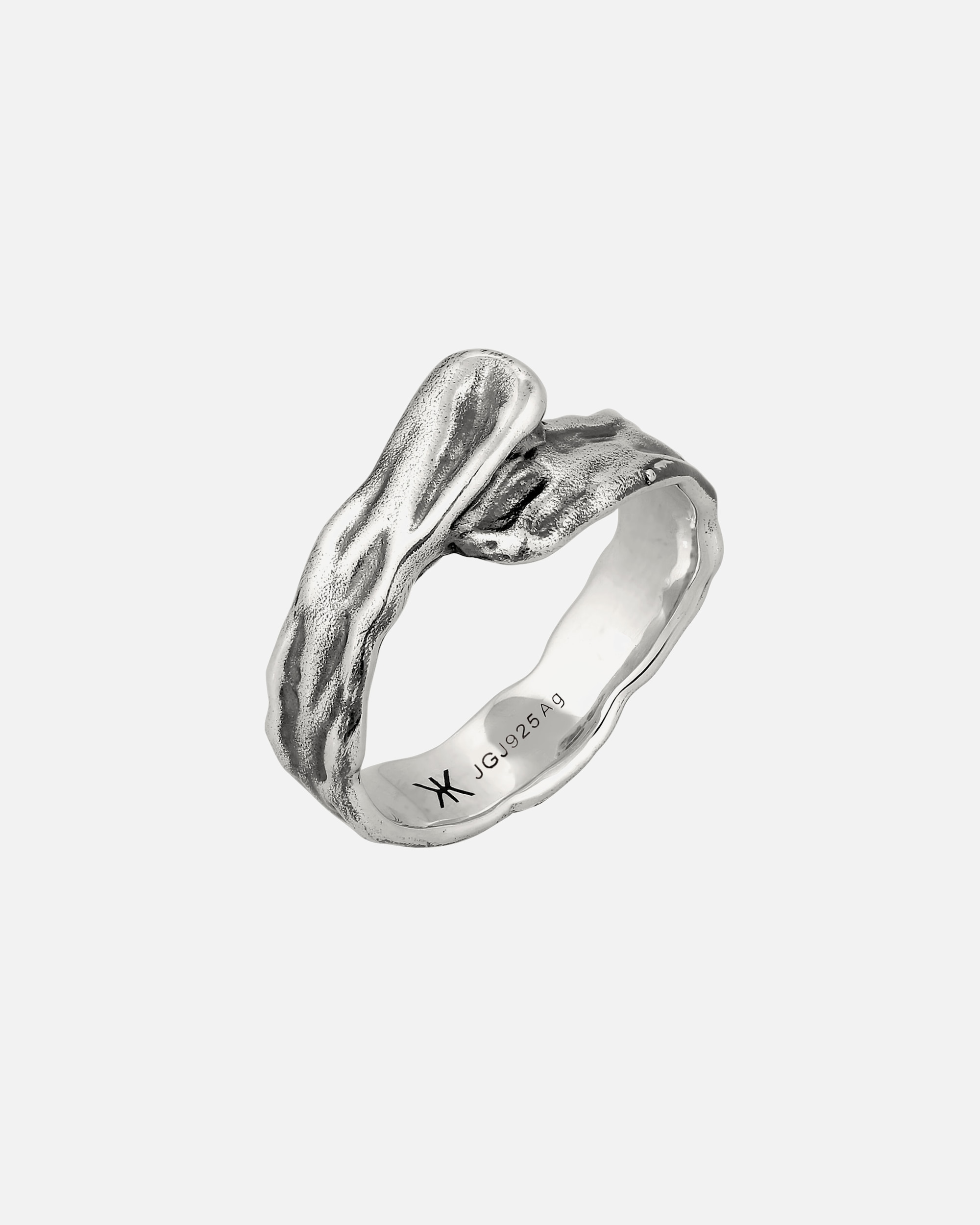 Bague pour Homme KUZZOI Bague argent 925 Sterling Silver 64