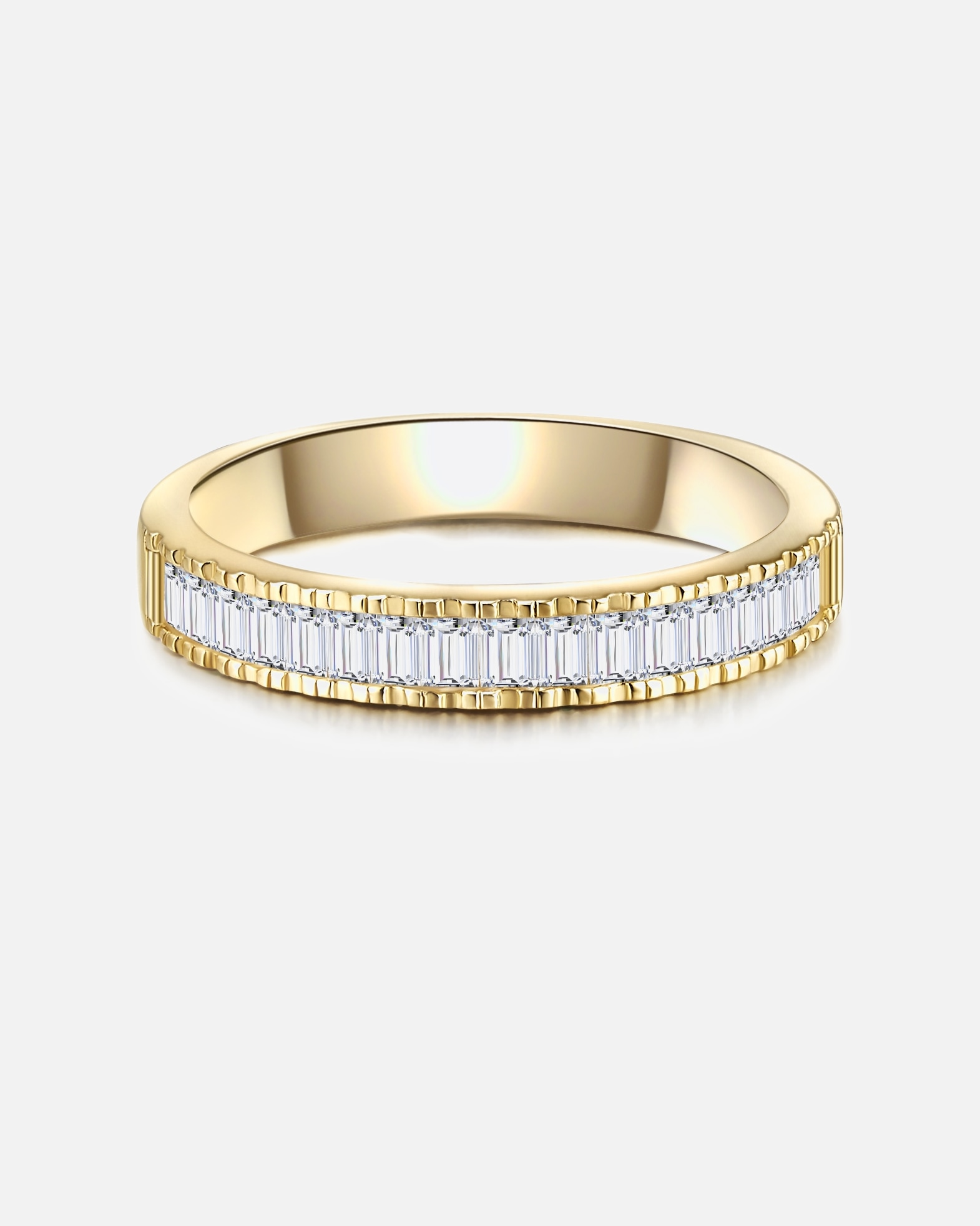 Bague pour Femme Glanzstücke München Bague en argent Argent sterling Oxyde de zirconium (CZ) en Or jaune 52