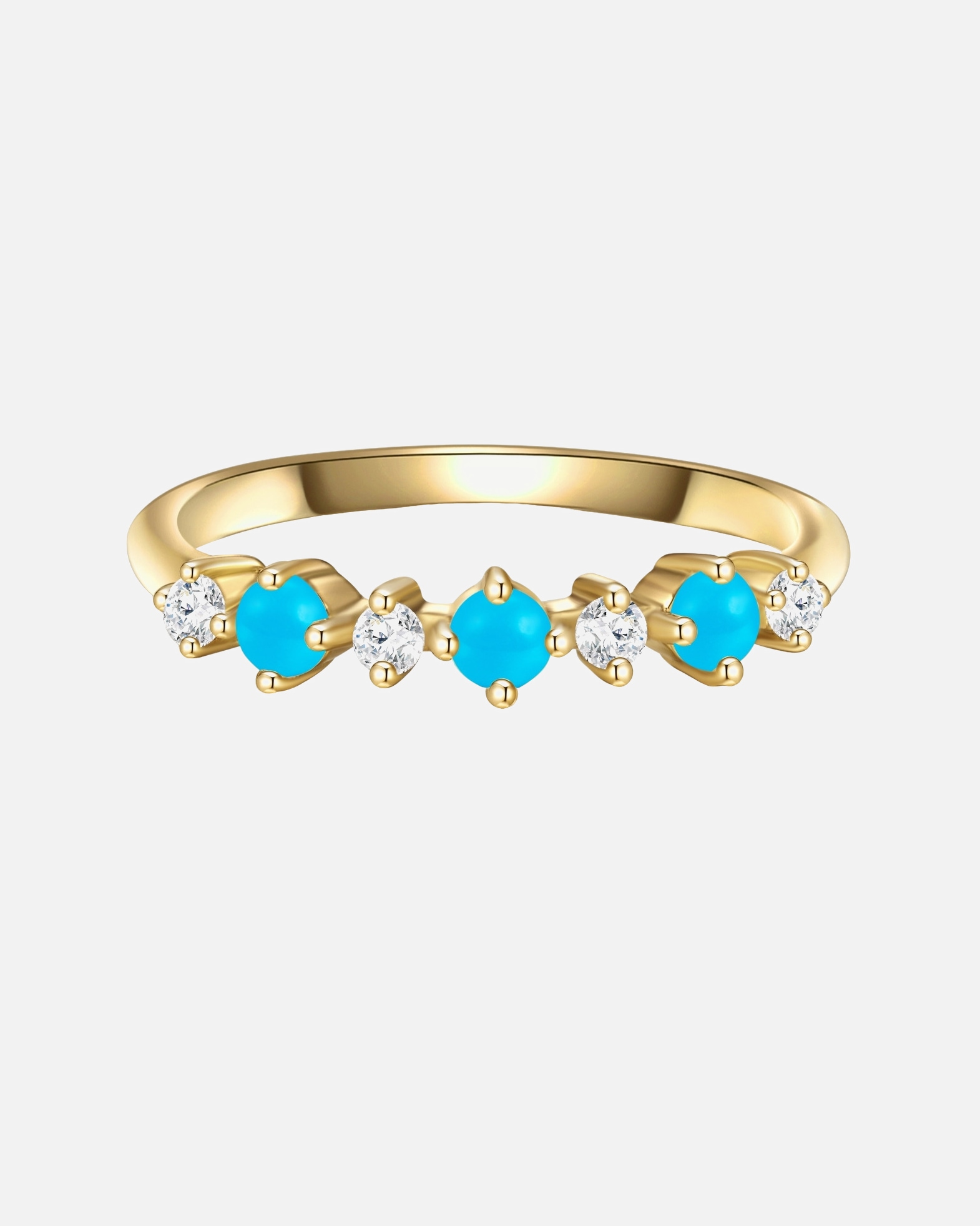 Bague pour Femme Glanzstücke München Bague en argent Argent sterling Oxyde de zirconium (CZ) en Or jaune 56