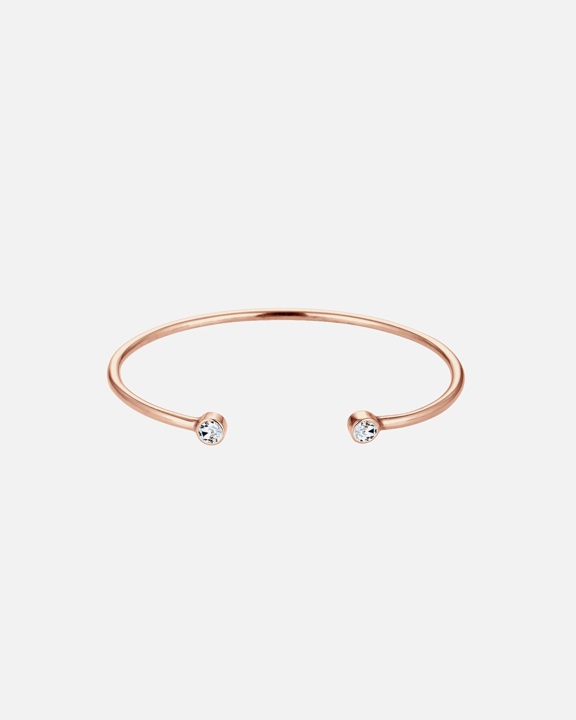 Bracelet pour Femme Elli Anneau de bras tendance Cristaux Argent 925 rosefarben