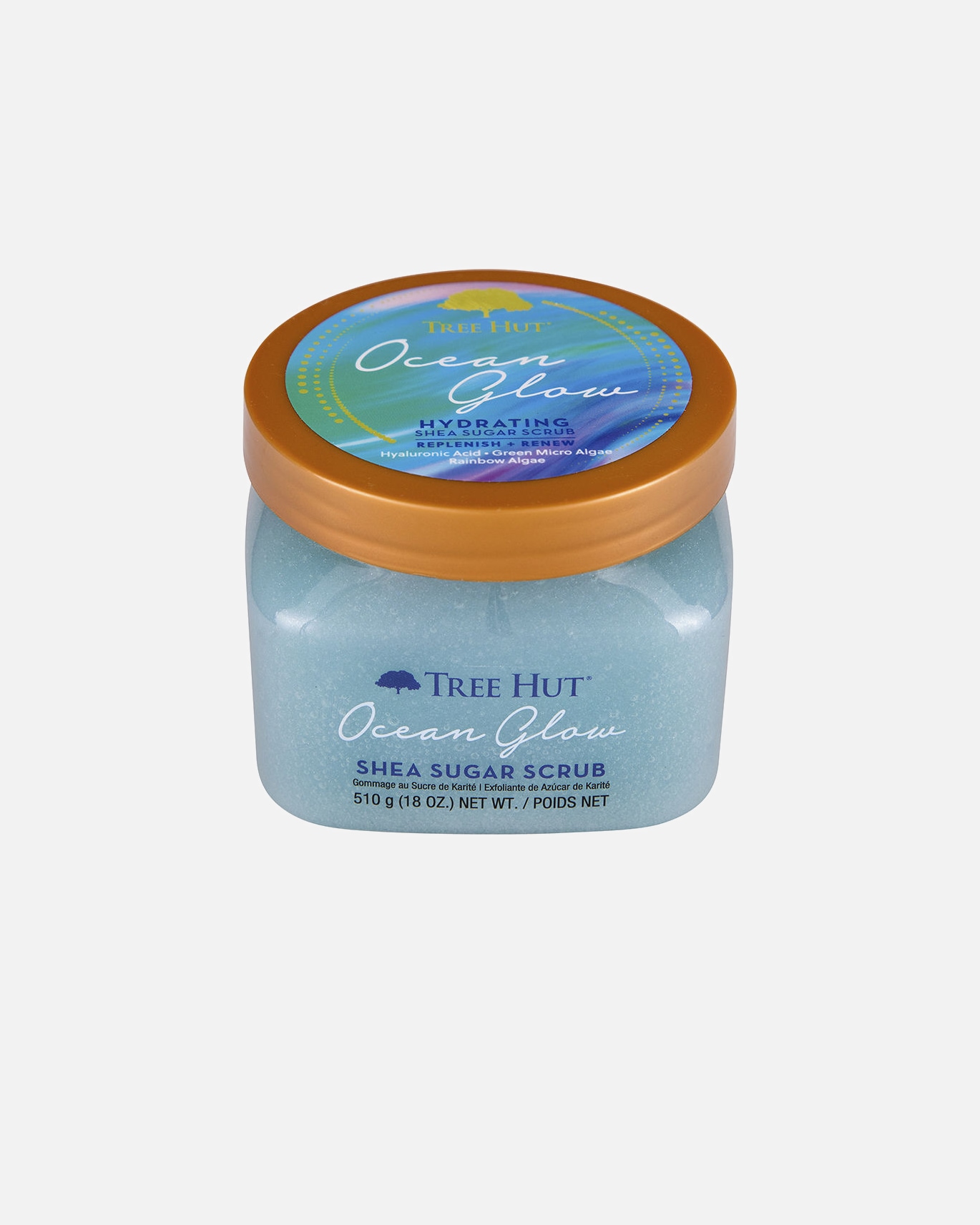Gommage pour le corps pour Unisexe Tree Hut Gommage au sucre Ocean Glow 510 gr