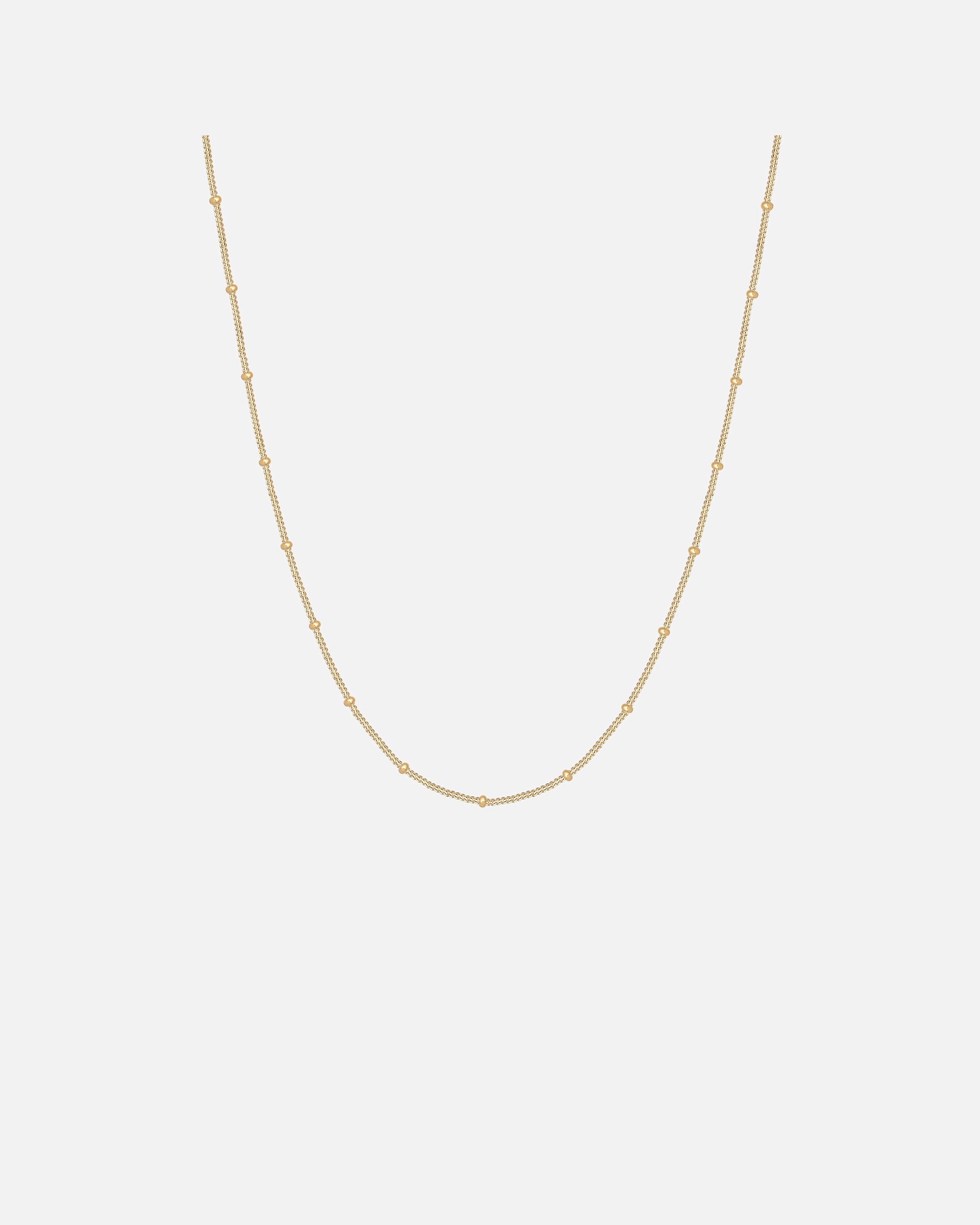 Collier pour Femme Elli Basic chaîne blindée boules tendance fine Argent 925 45