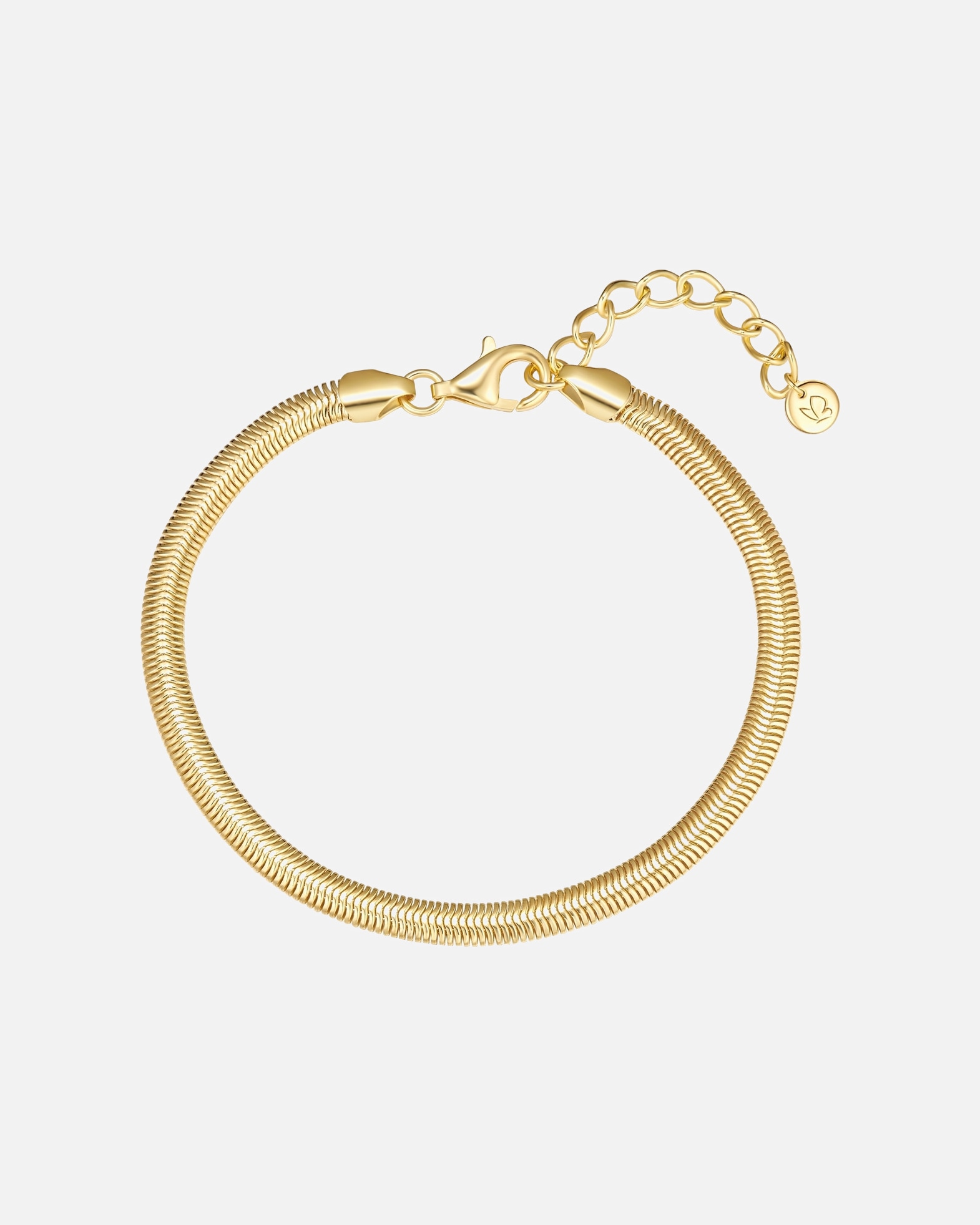 Bracelet pour Femme Glanzstücke München Bracelet en argent sterling en or jaune Longueur de base 17,0 + rallonge 3,0 cm