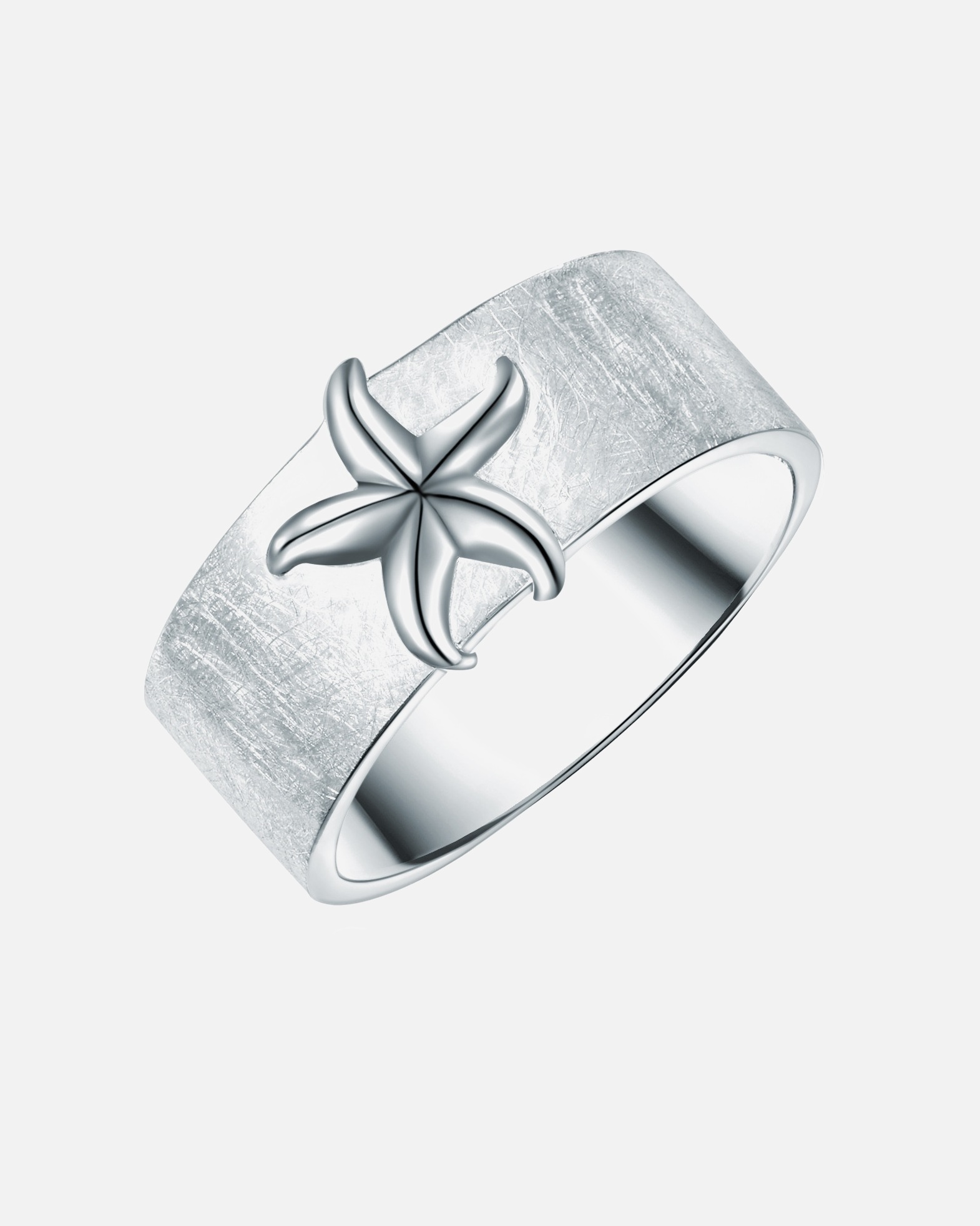 Bague pour Femme Rafaela Donata Bague Etoile de mer en Argent sterling en Argent 52