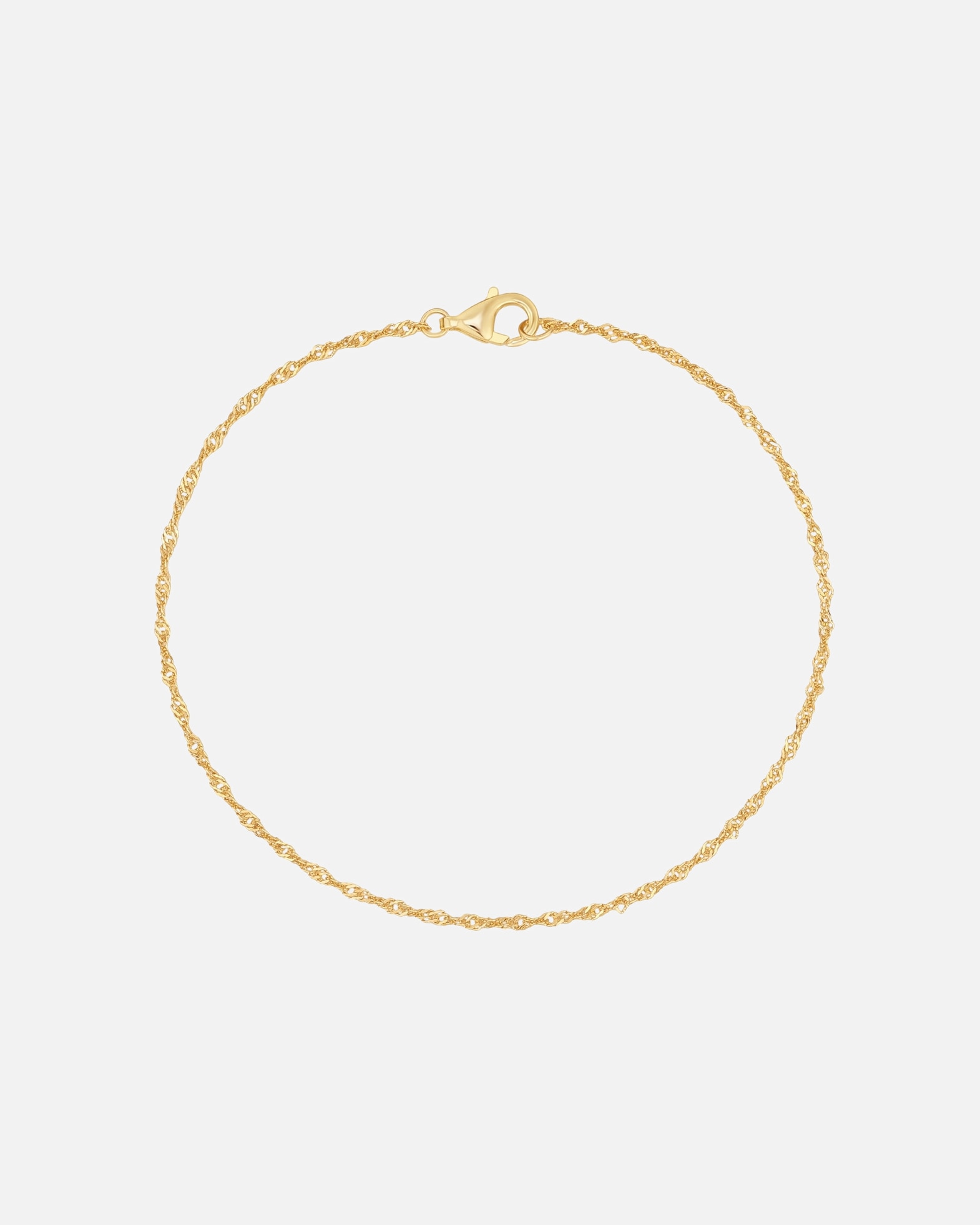 Bracelet pour Femme Rafaela Donata Bracelet en Argent sterling en Or jaune 17 cm