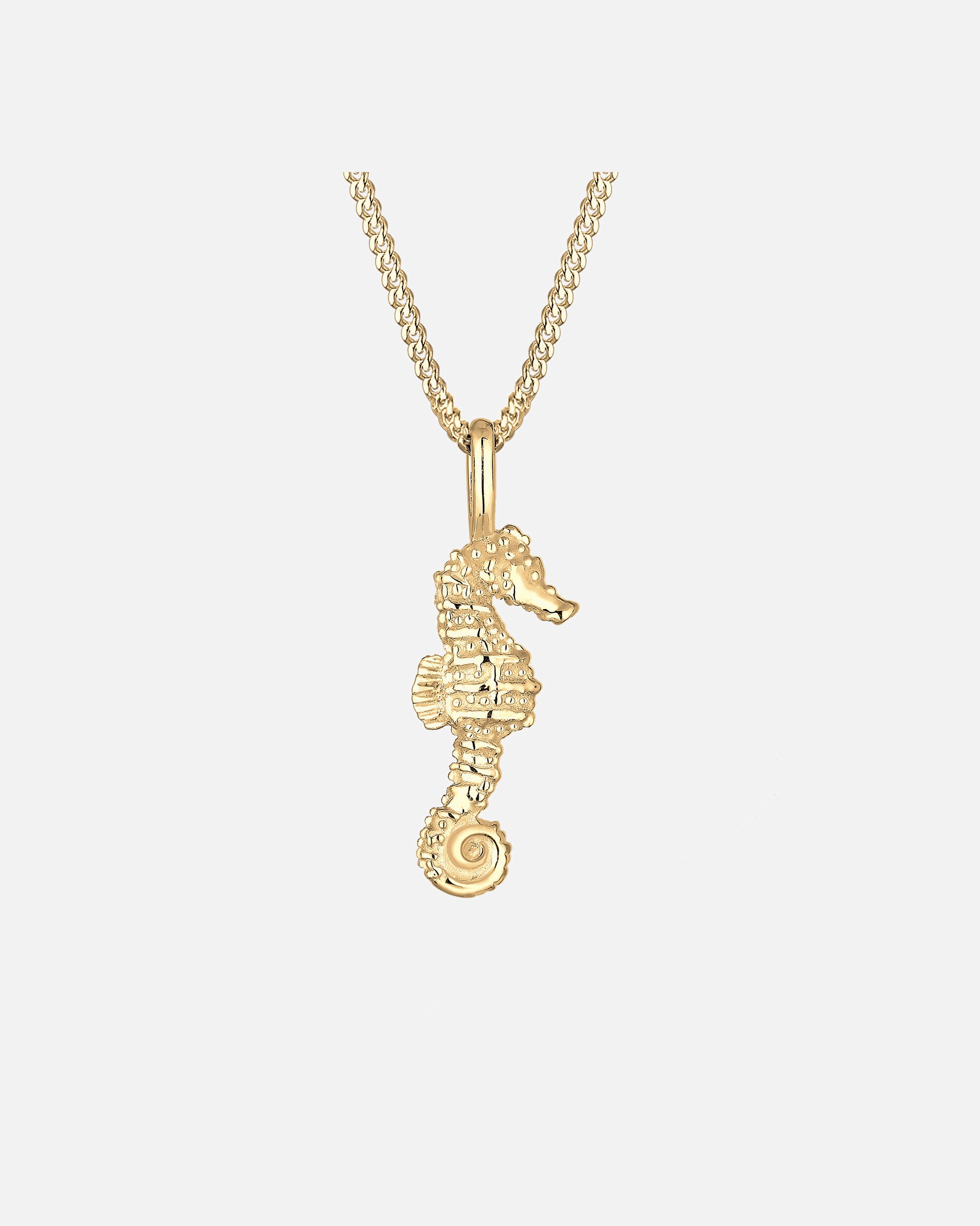 Collier pour Femme Elli Hippocampe maritime Argent 925 goldfarben