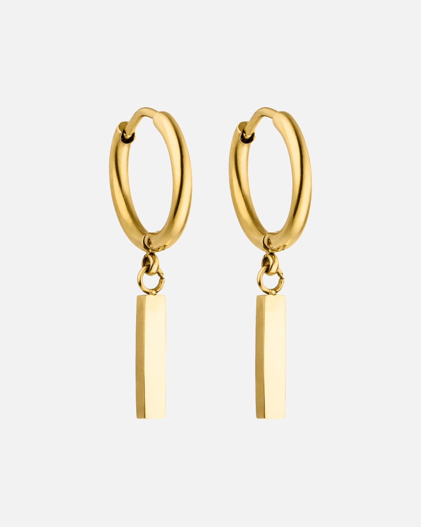 Boucles d'oreilles pour Femme Purelei Huli Creole Boucles d'oreilles 100% acier inoxydable Or