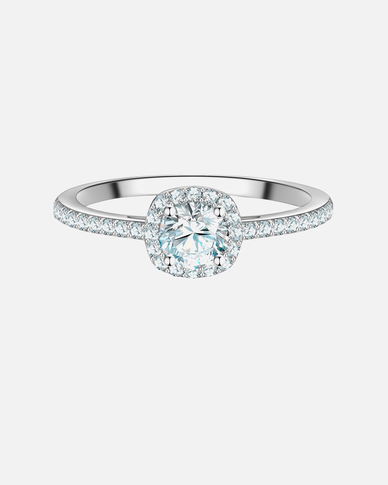 Bague pour Femme Trilani Bague en Argent Sterling en argent avec Zirconium 56