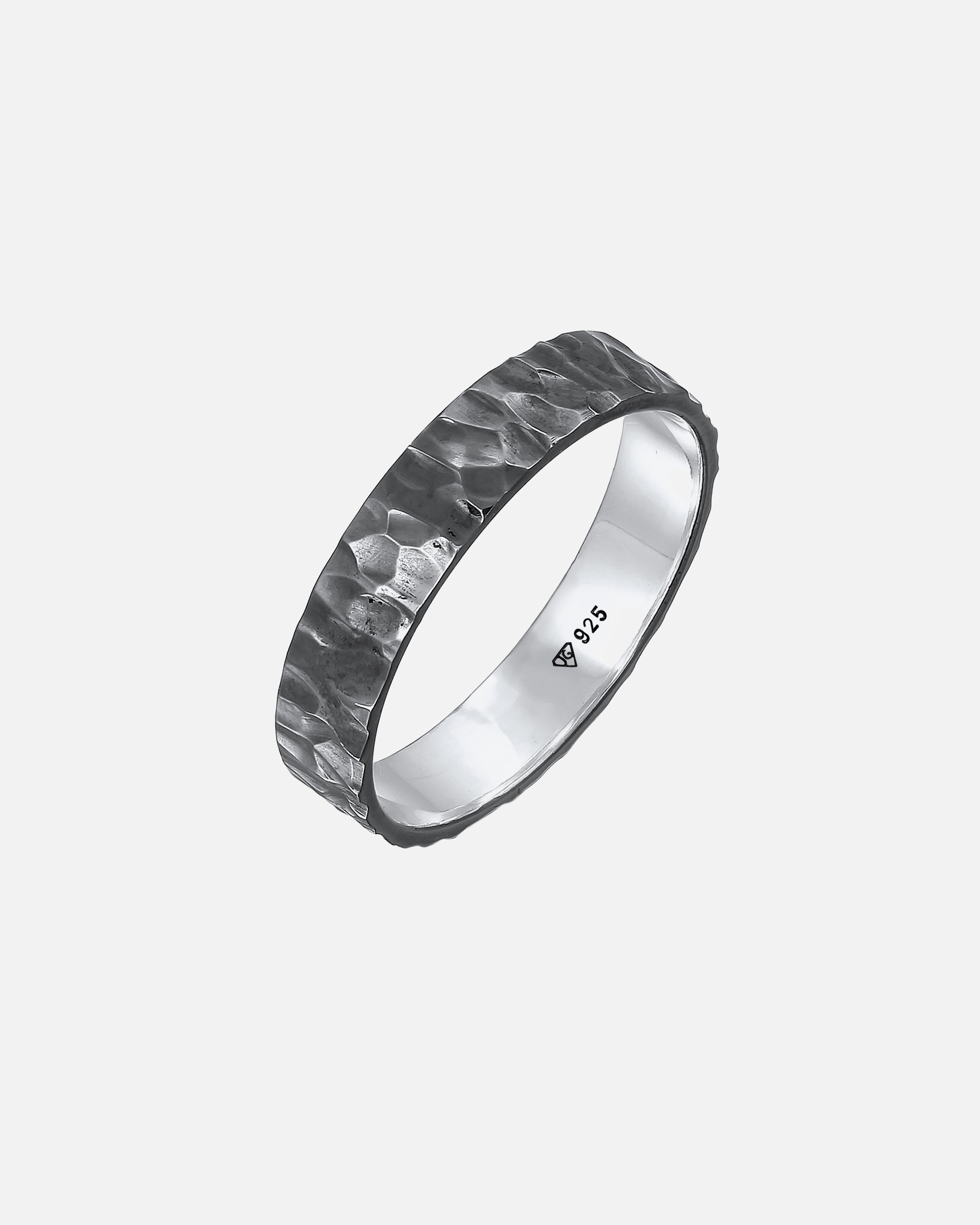 Bague pour Homme KUZZOI Herren Bandring Freundschaftsring 925 Silber 64