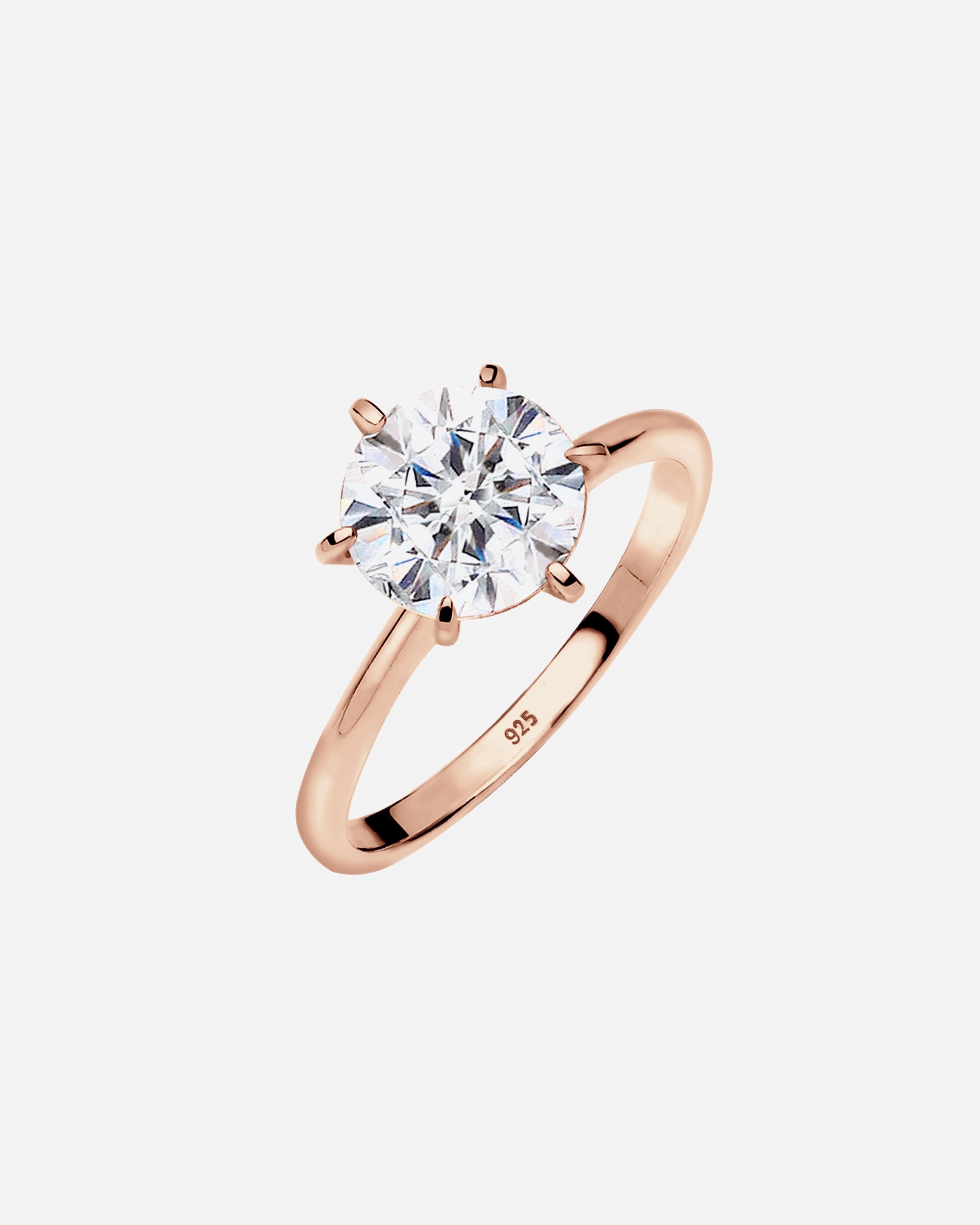 Bague pour Femme Elli Bague de fiançailles Cristaux Argent 925 50