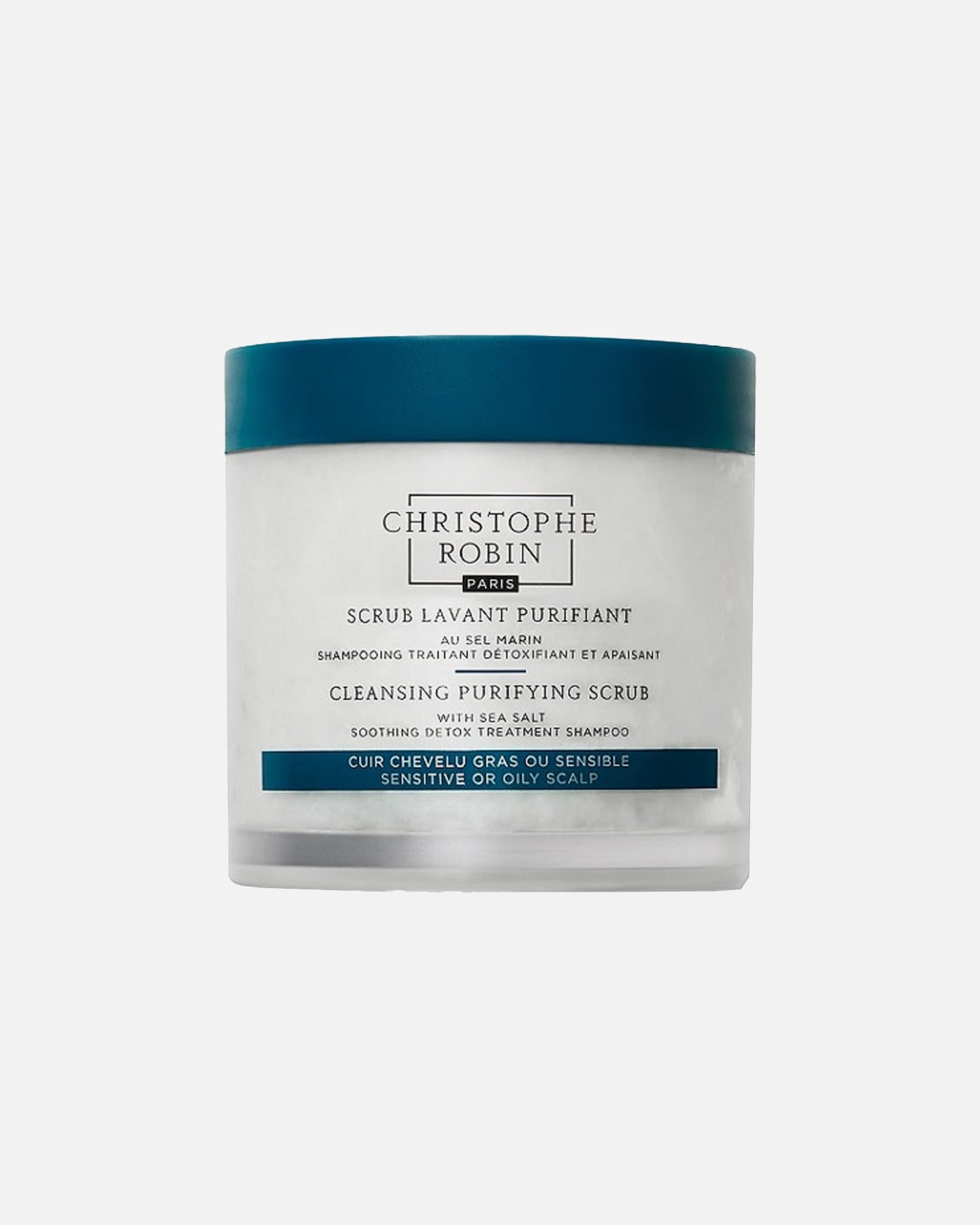 Shampooing pour Unisexe Christophe Robin Gommage Nettoyant Purifiant Au Sel Marin 250 ml