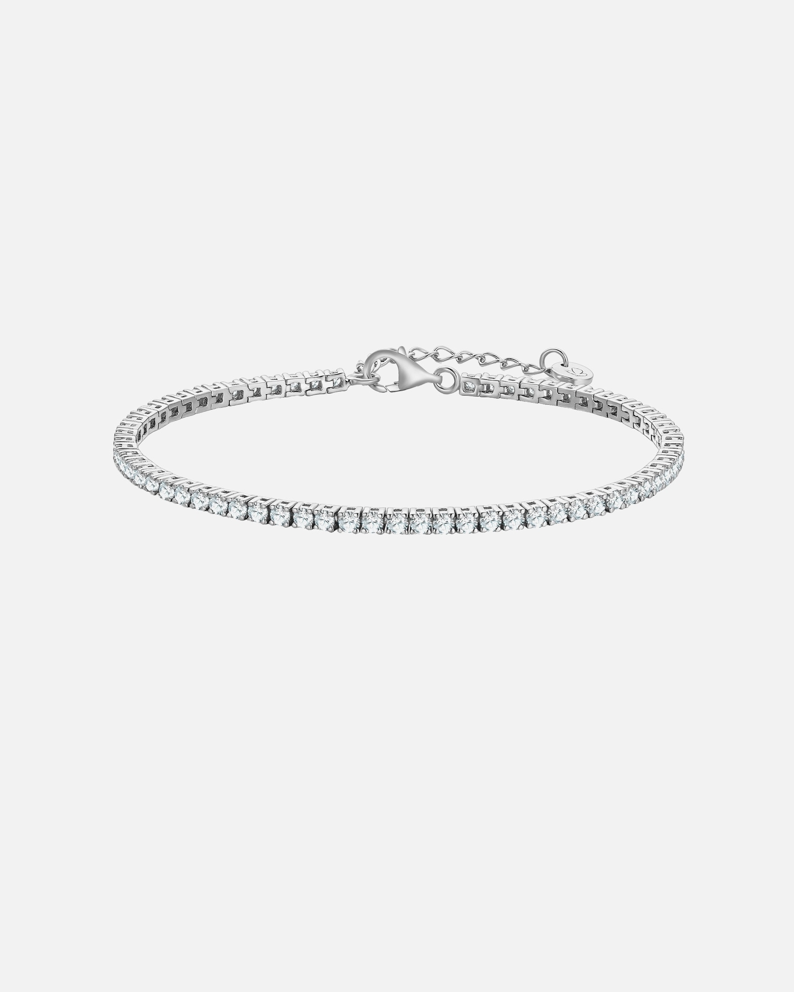 Bracelet pour Femme Glanzstücke München Bracelet en argent sterling en argent avec zirconium Longueur de base 17,0 + rallonge 3,0 cm