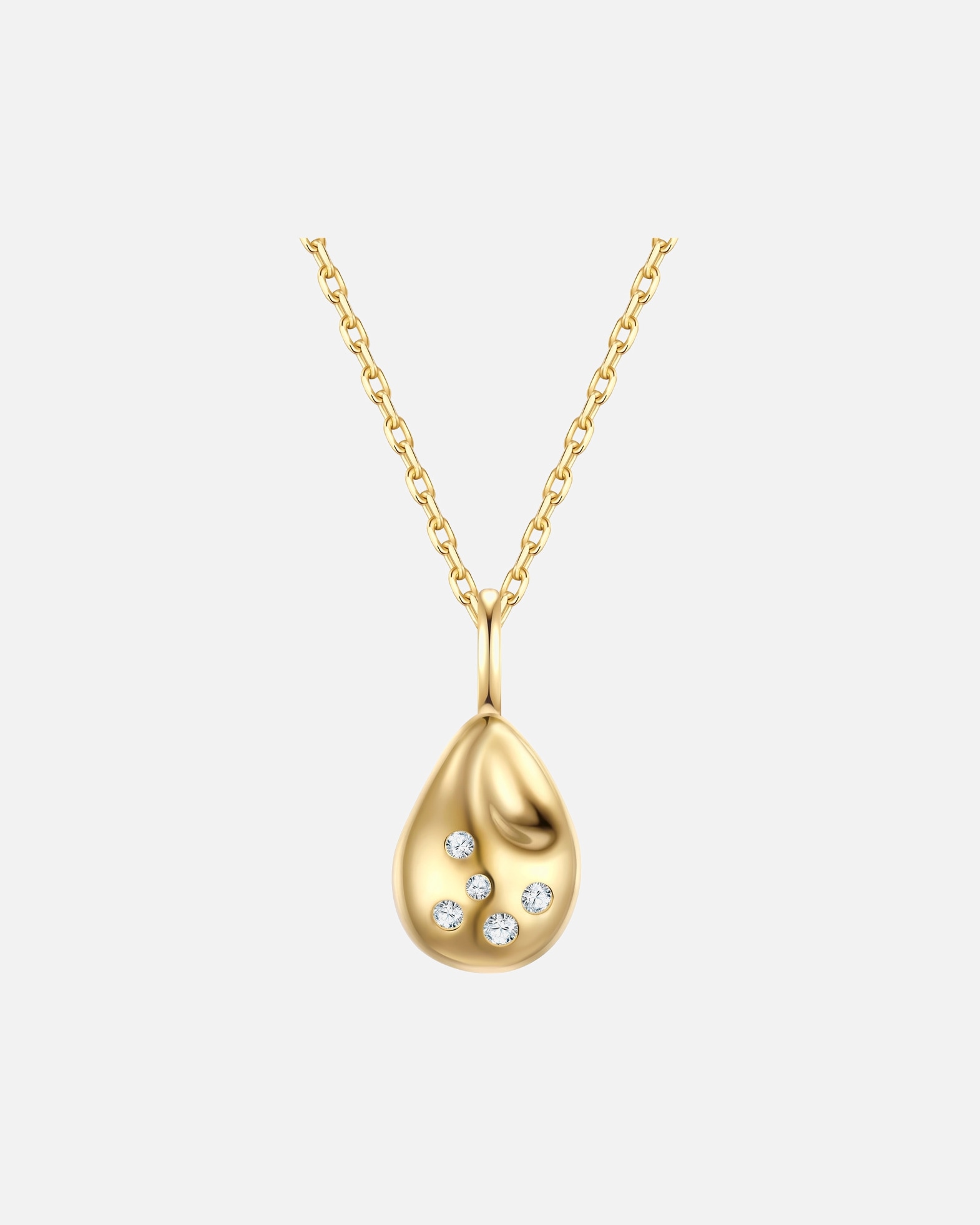 Collier pour Femme Glanzstücke München Chaîne en Argent sterling en Or jaune 40,0 cm Basiskette + 5,0 cm Verlängerung