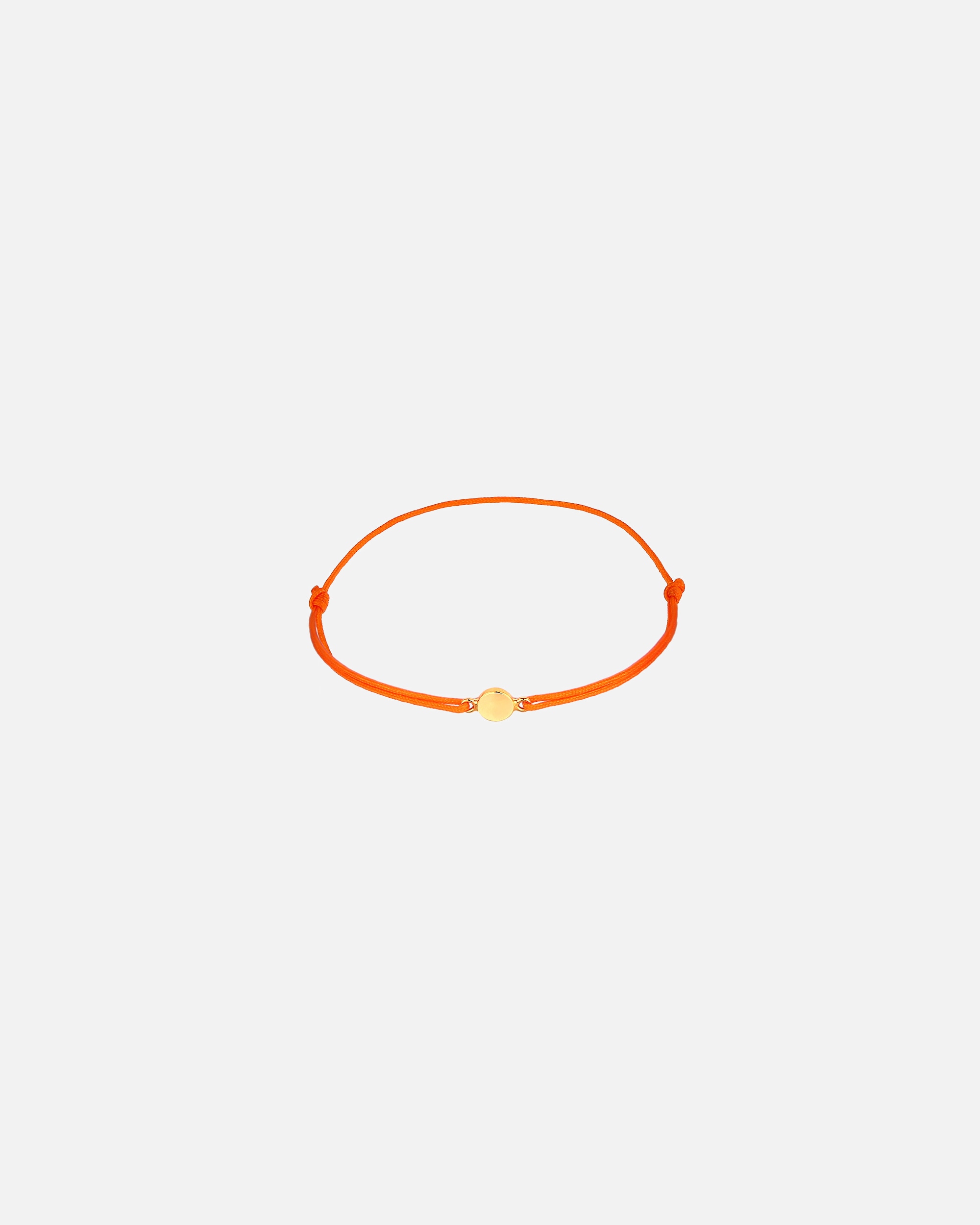 Bracelet pour Femme Elli Elli Bracelet sans Pierre Femmes Plaquette Nylon Rose Argent Sterling 925 Plaqué Or Eté / Plage Or 16cm Orange