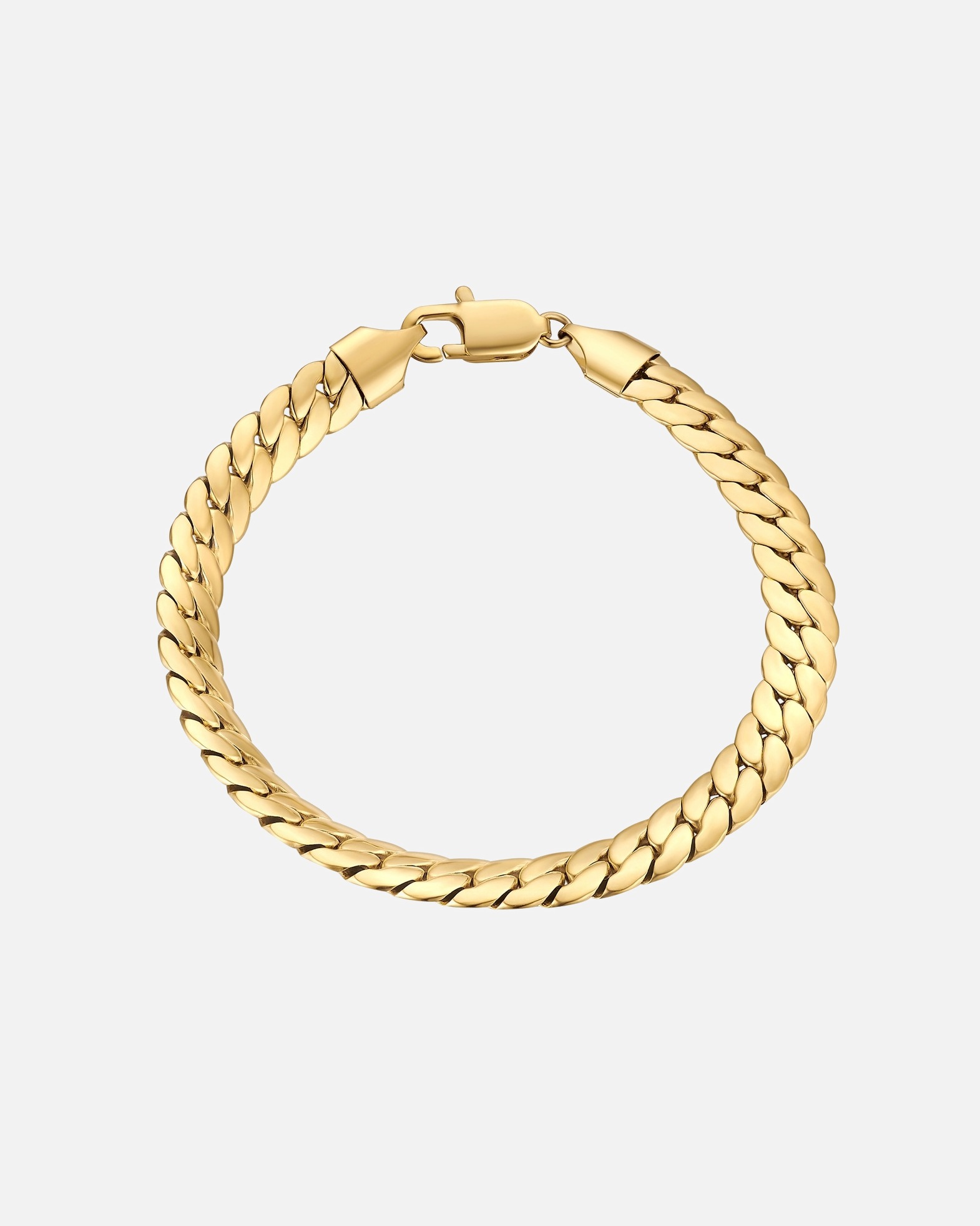 Bracelet pour Homme True Rebels Bracelet en Acier Inoxydable en or jaune 21 cm