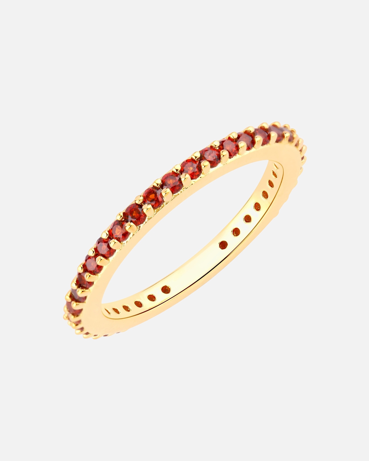 Bague pour Femme Rafaela Donata Bague en Argent sterling Or jaune 60