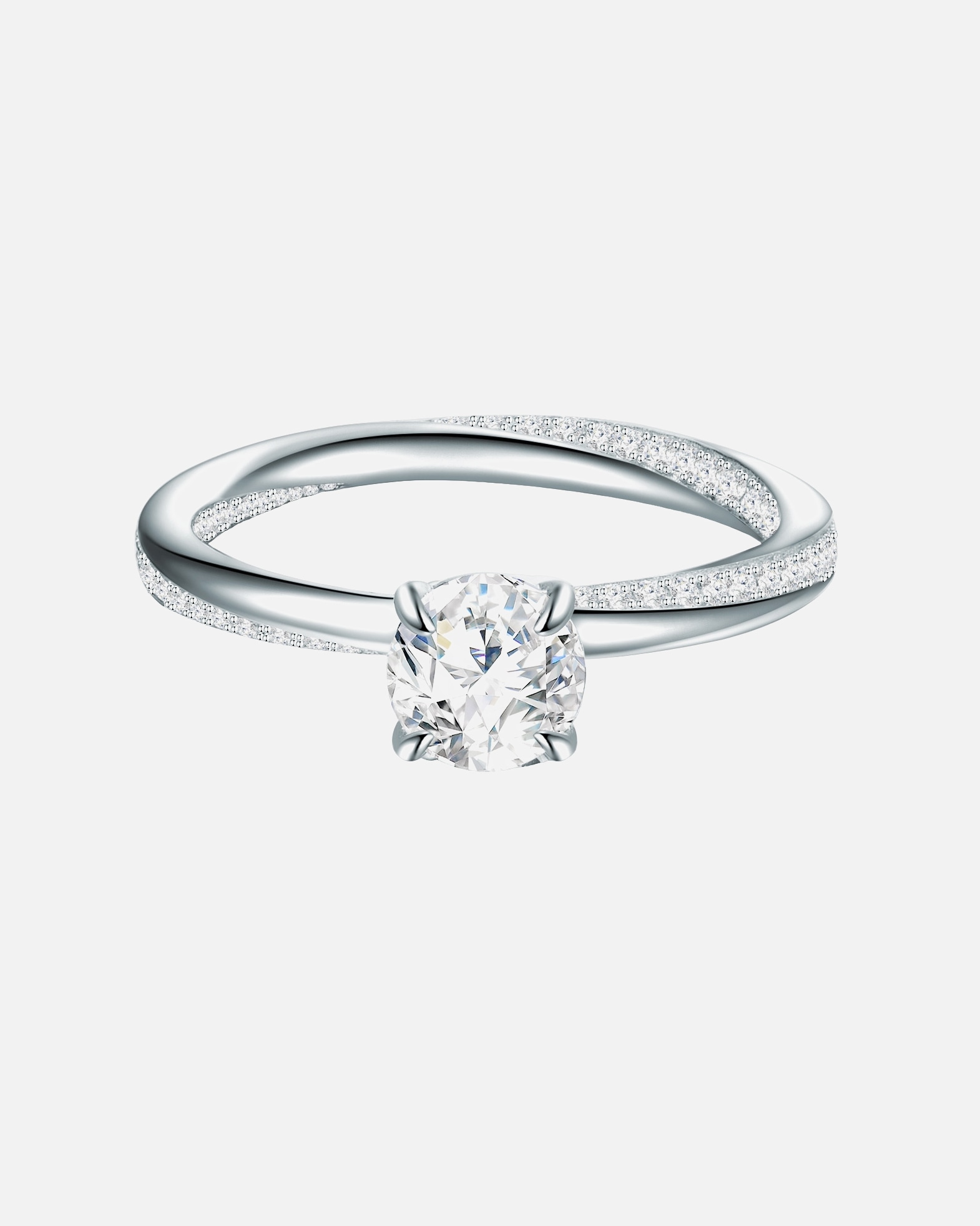 Bague pour Femme Trilani Bague en argent Argent sterling Oxyde de zirconium (CZ) en Argent 58