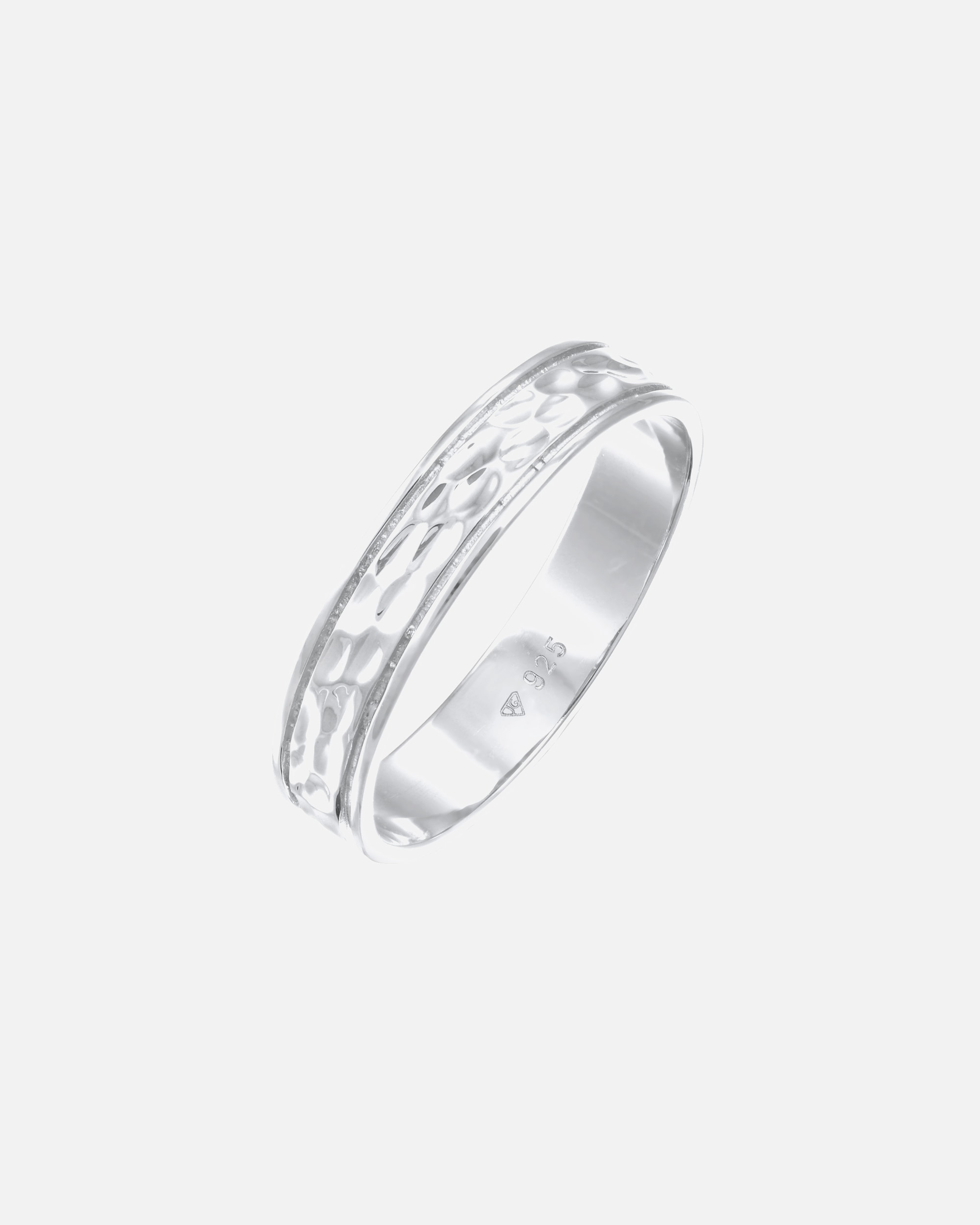 Bague pour Femme Elli PREMIUM Anneau de bande alliance amitié 925 Sterling Argent 52