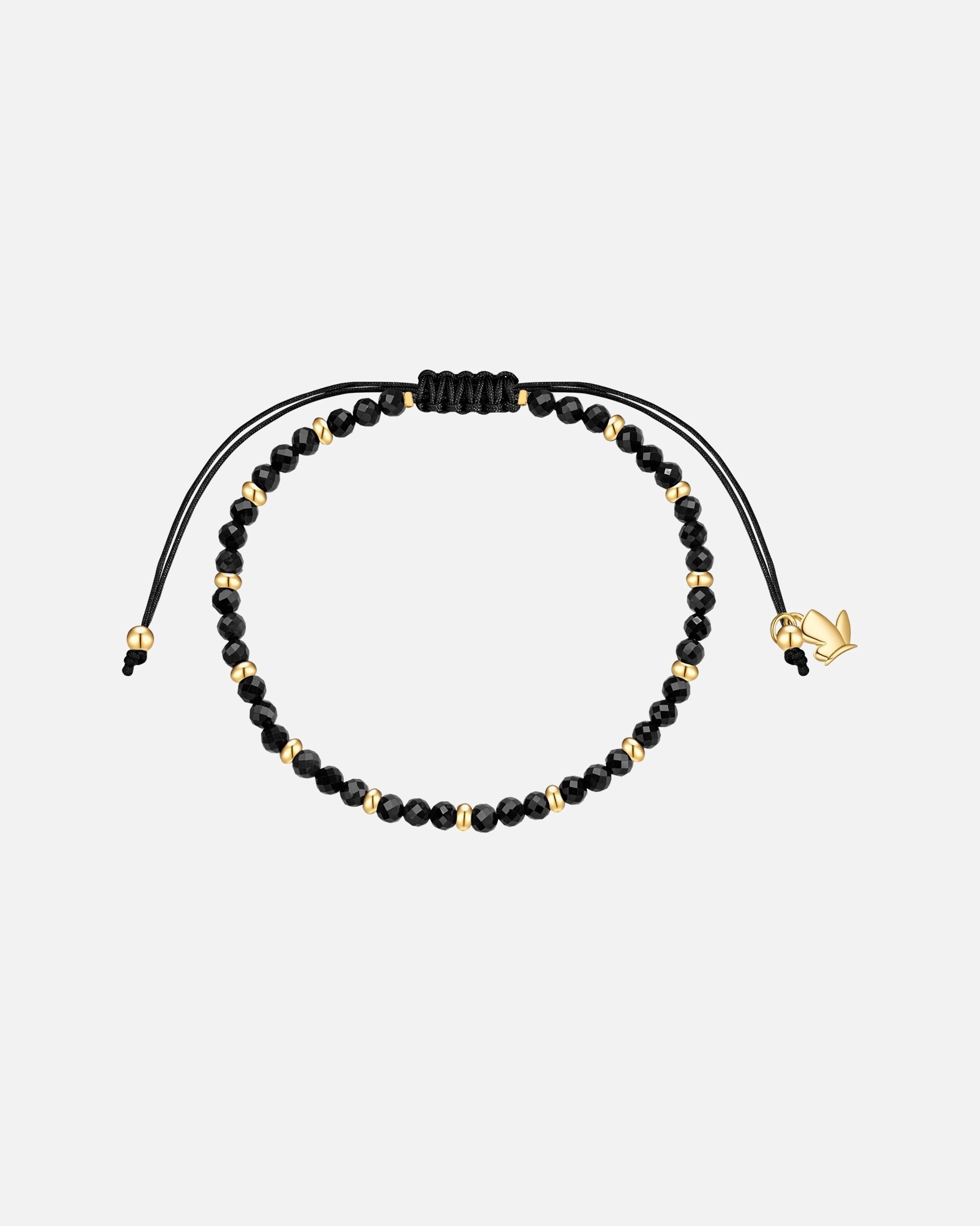 Bracelet pour Femme Glanzstücke München Bracelet en acier inoxydable en doré avec spinelle Réglable 15,0 - 22,0 cm