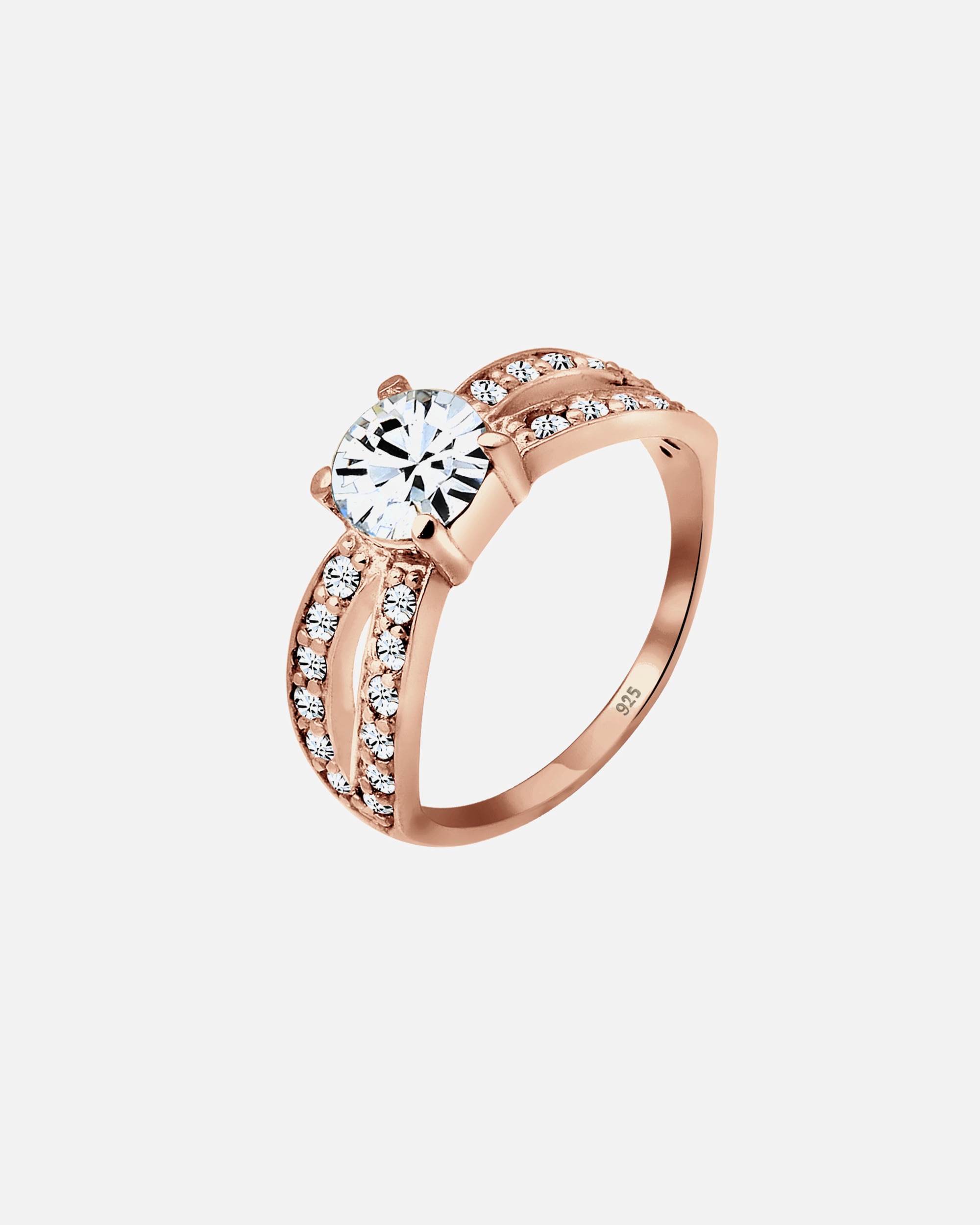 Bague pour Femme Elli Bagues or rose 52