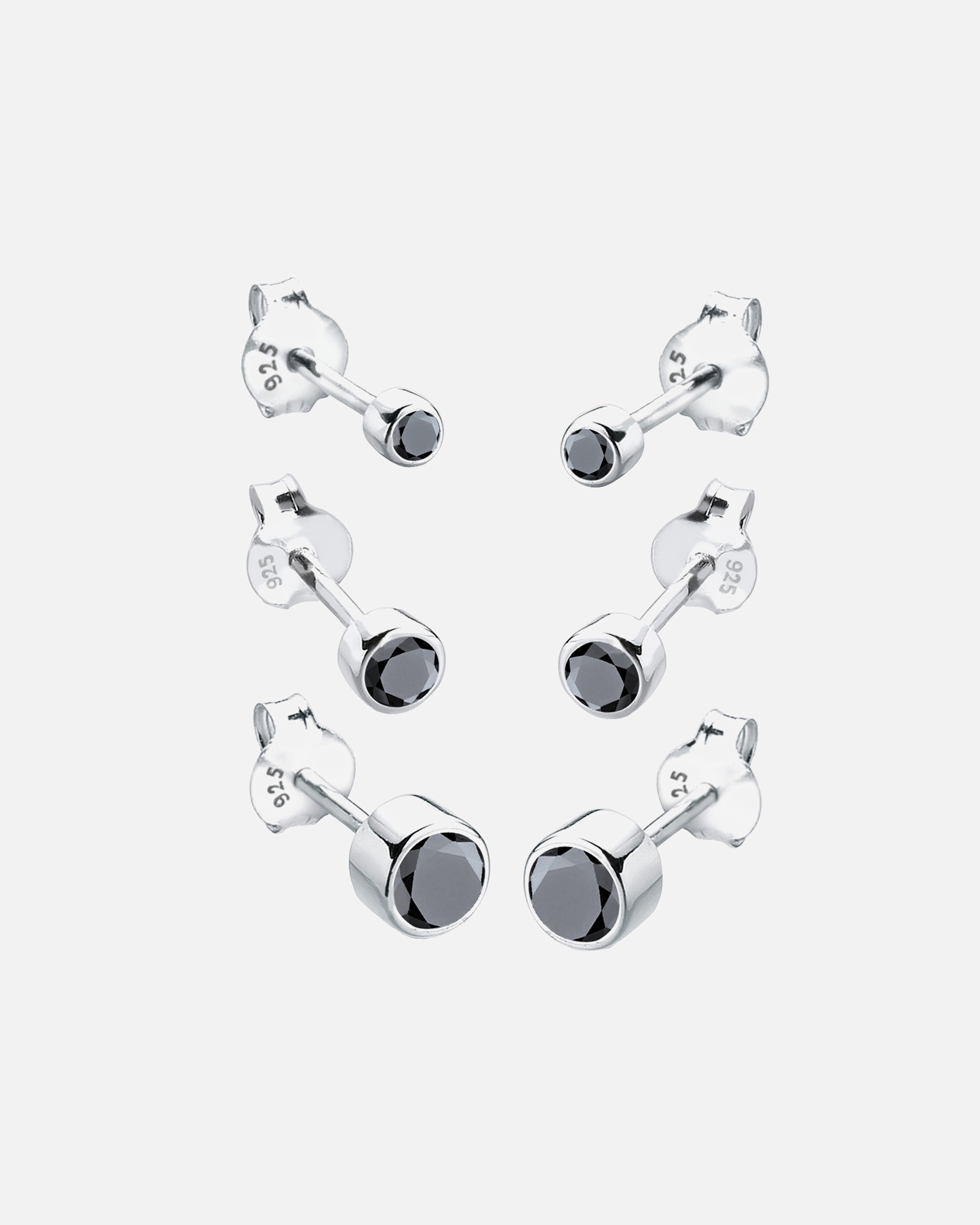 Boucles d'oreilles pour Femme Elli Elli Boucles d'Oreilles Noir