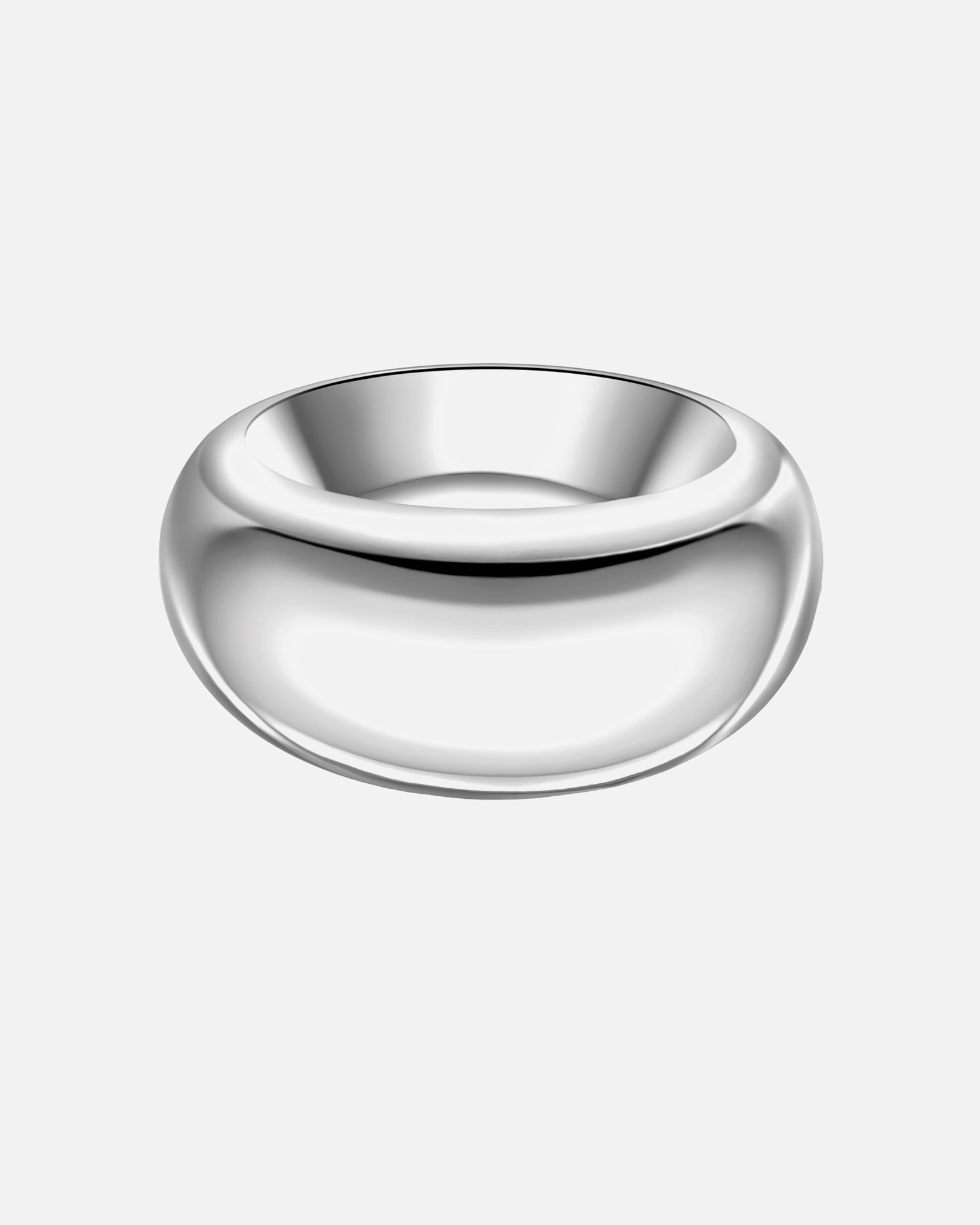 Bague pour Femme Yokoamii Bague en Laiton argenté 52
