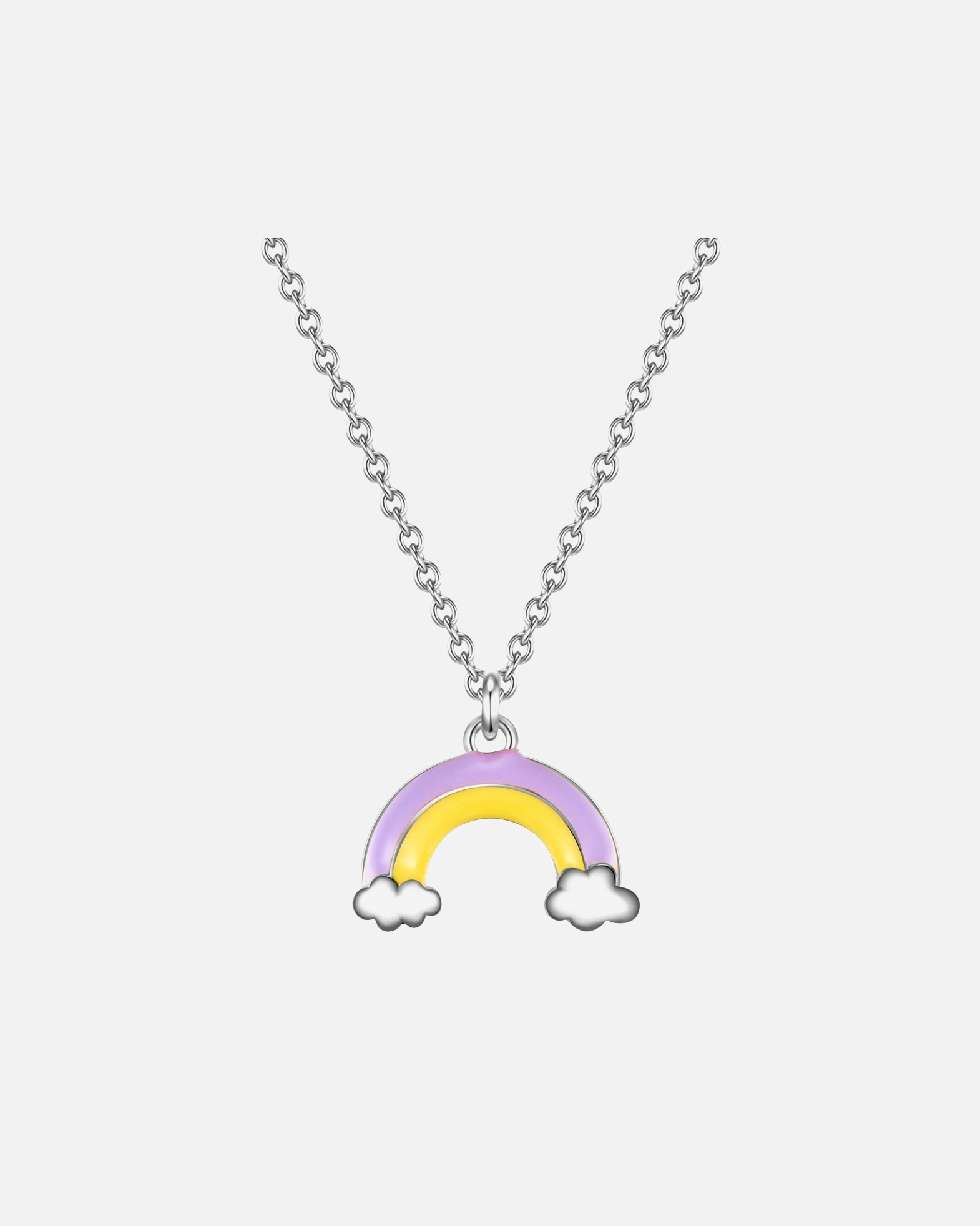 Collier pour Femme Glanzstücke München Collier en argent Arc-en-ciel Argent sterling en Argent Chaîne de base 35,0 cm + 7,5 cm extensio