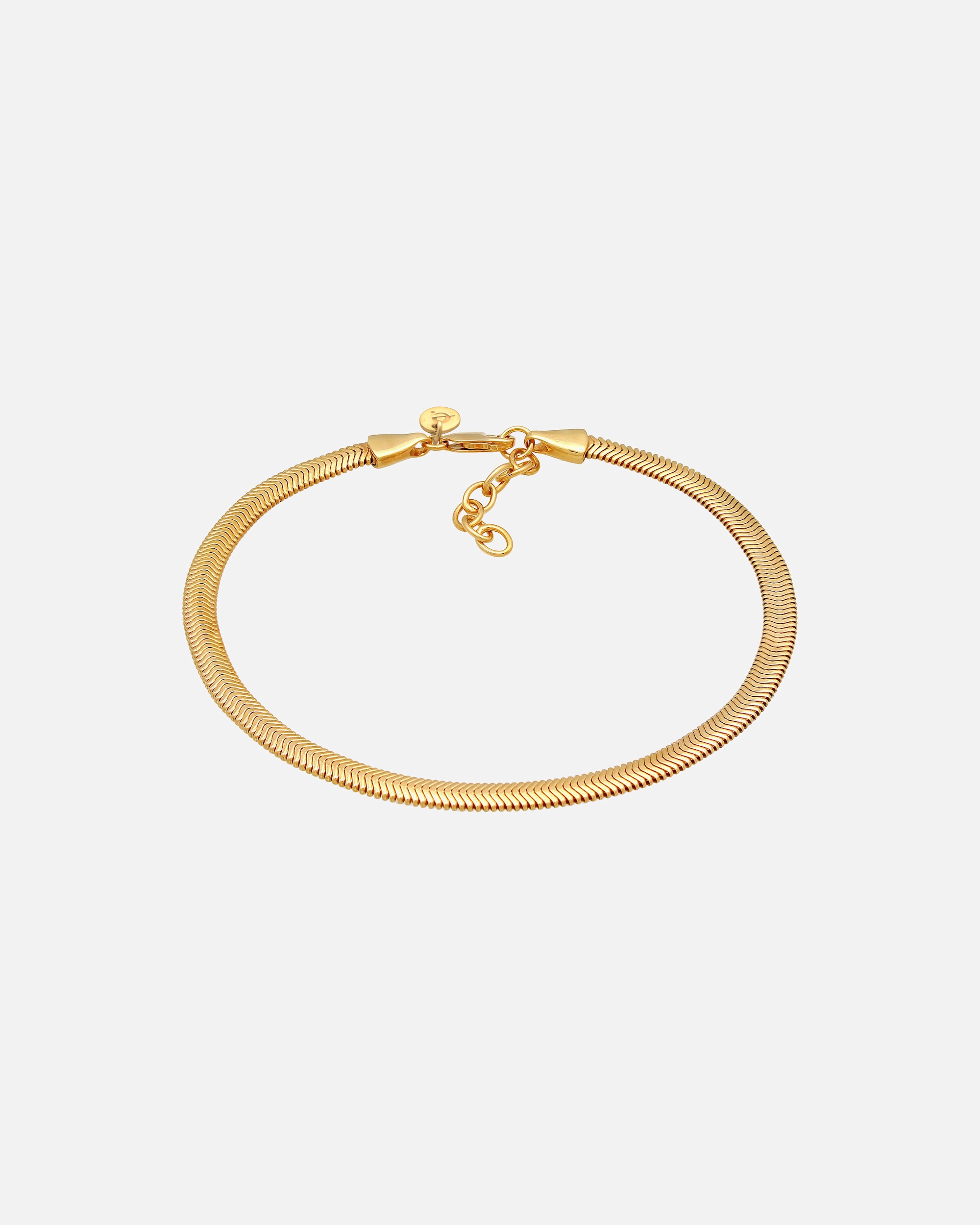 Bijoux pour Femme Elli PREMIUM Schlangenkette Flach Elegant 925 Silber rhodiniert goldfarben