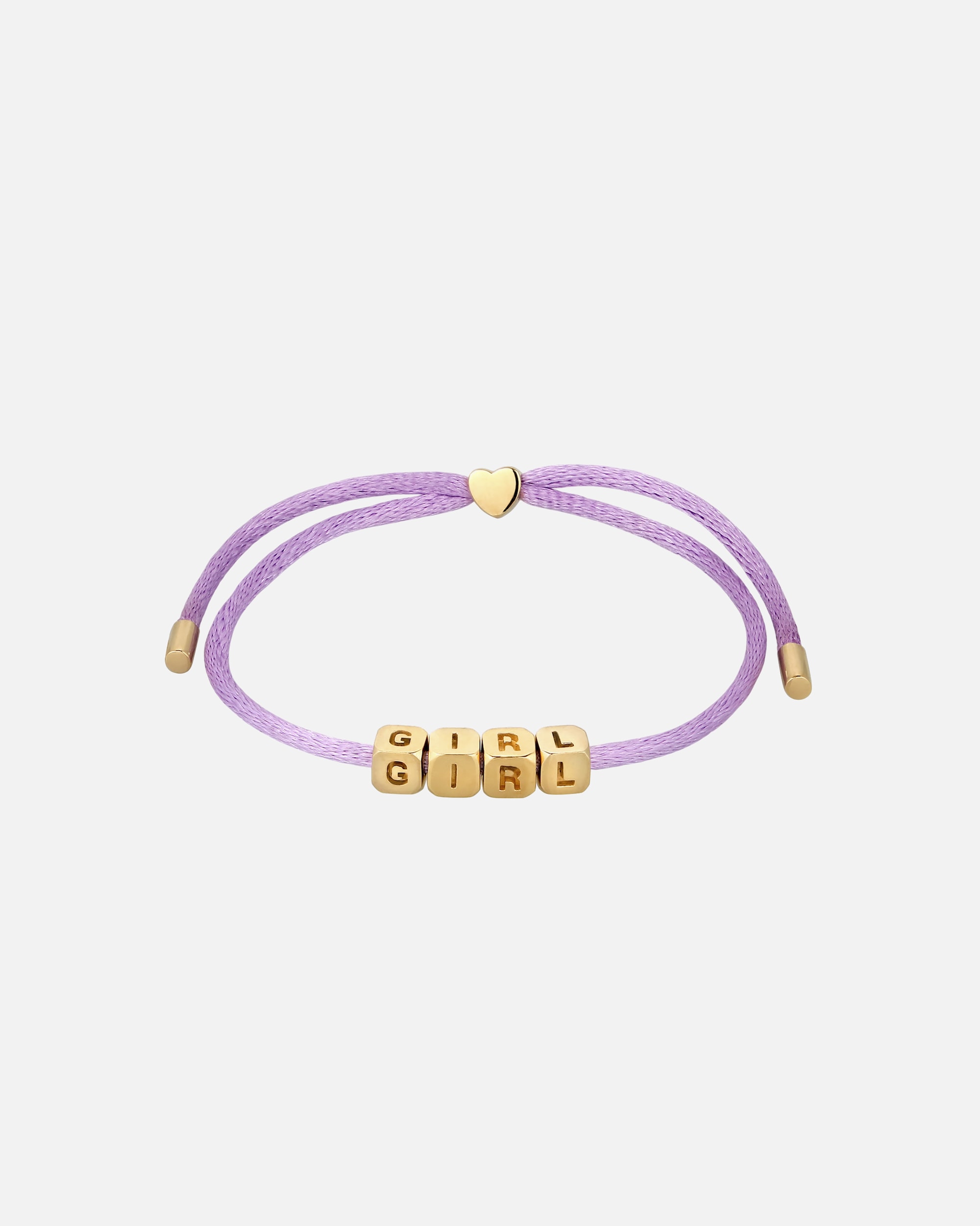 Bracelet pour Femme Elli Bracelet Lettre 925 Sterling Silver Gold-plated Violet