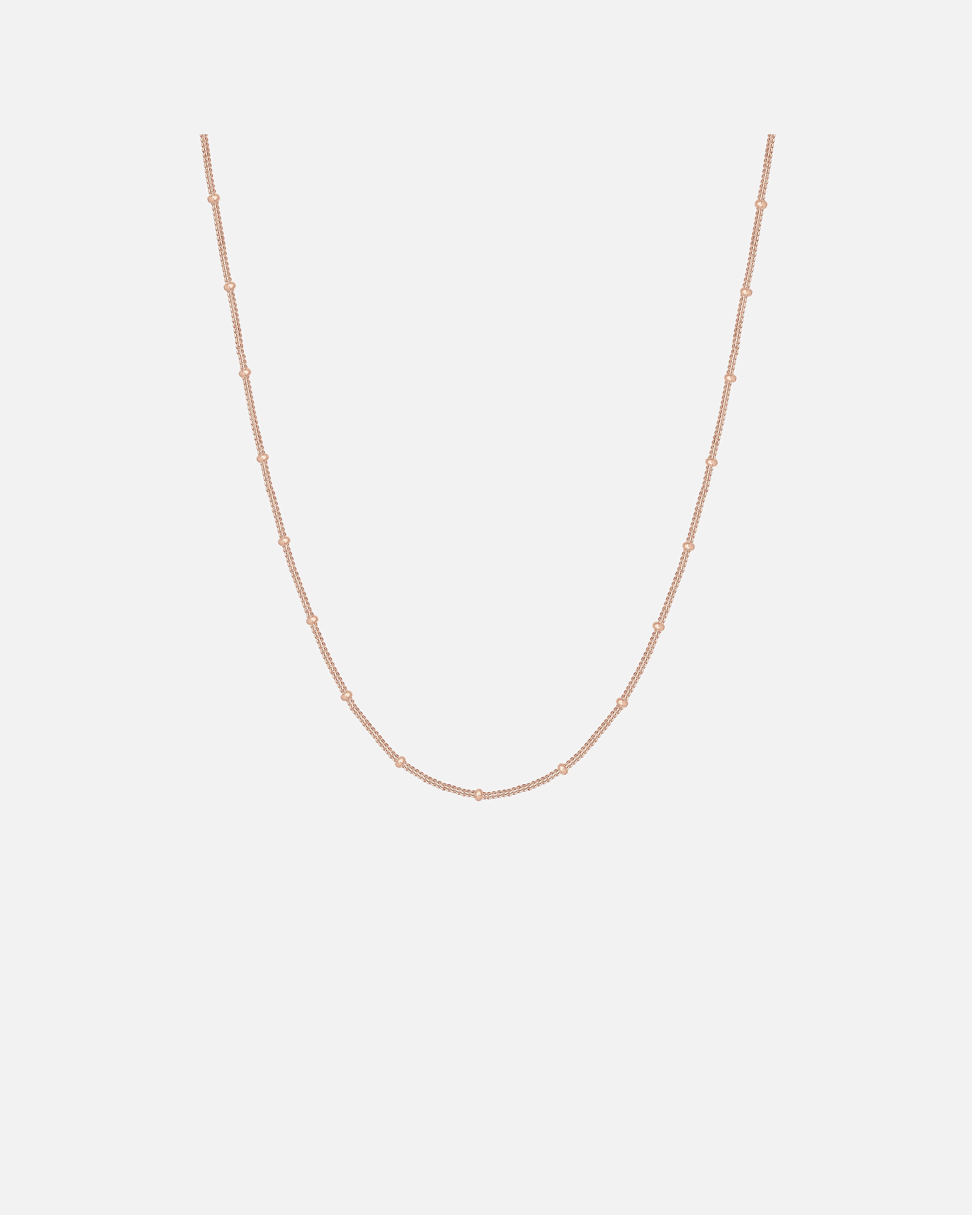 Collier pour Femme Elli Basic chaîne blindée boules tendance fine Argent 925 60
