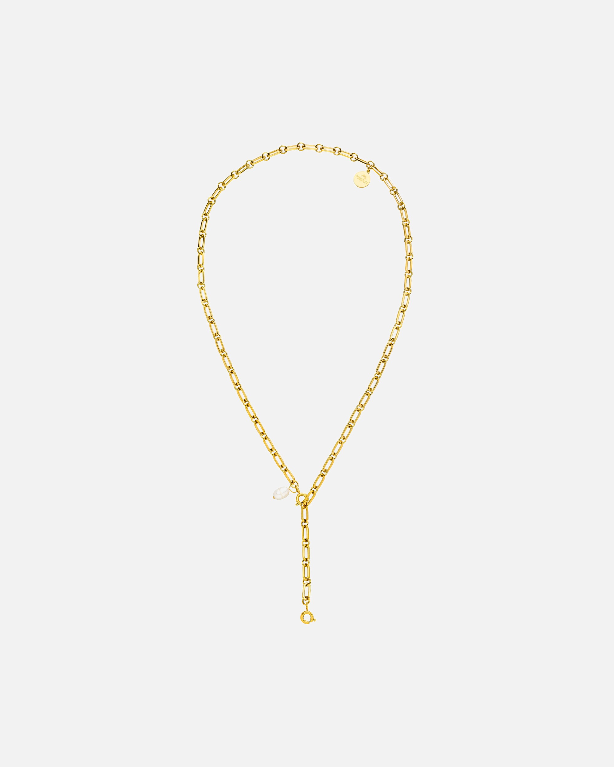 Collier pour Femme Purelei Zodiac Charm Collier 100% acier inoxydable Or