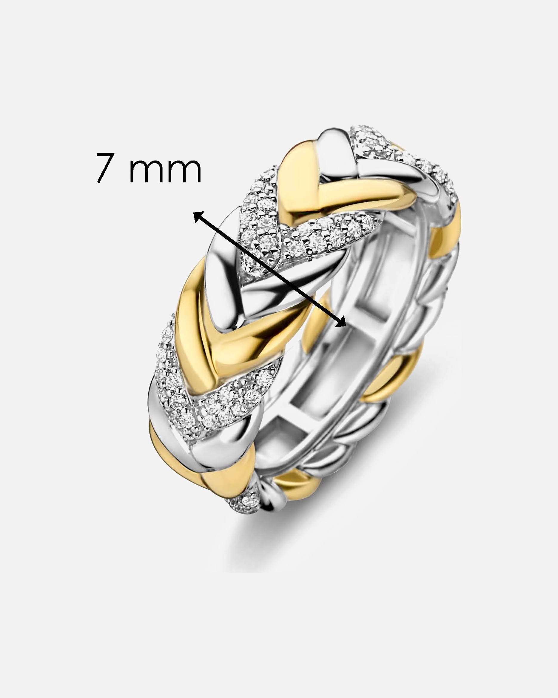 Bague pour Femme TI SENTO - Milano Bagues bicolore 60