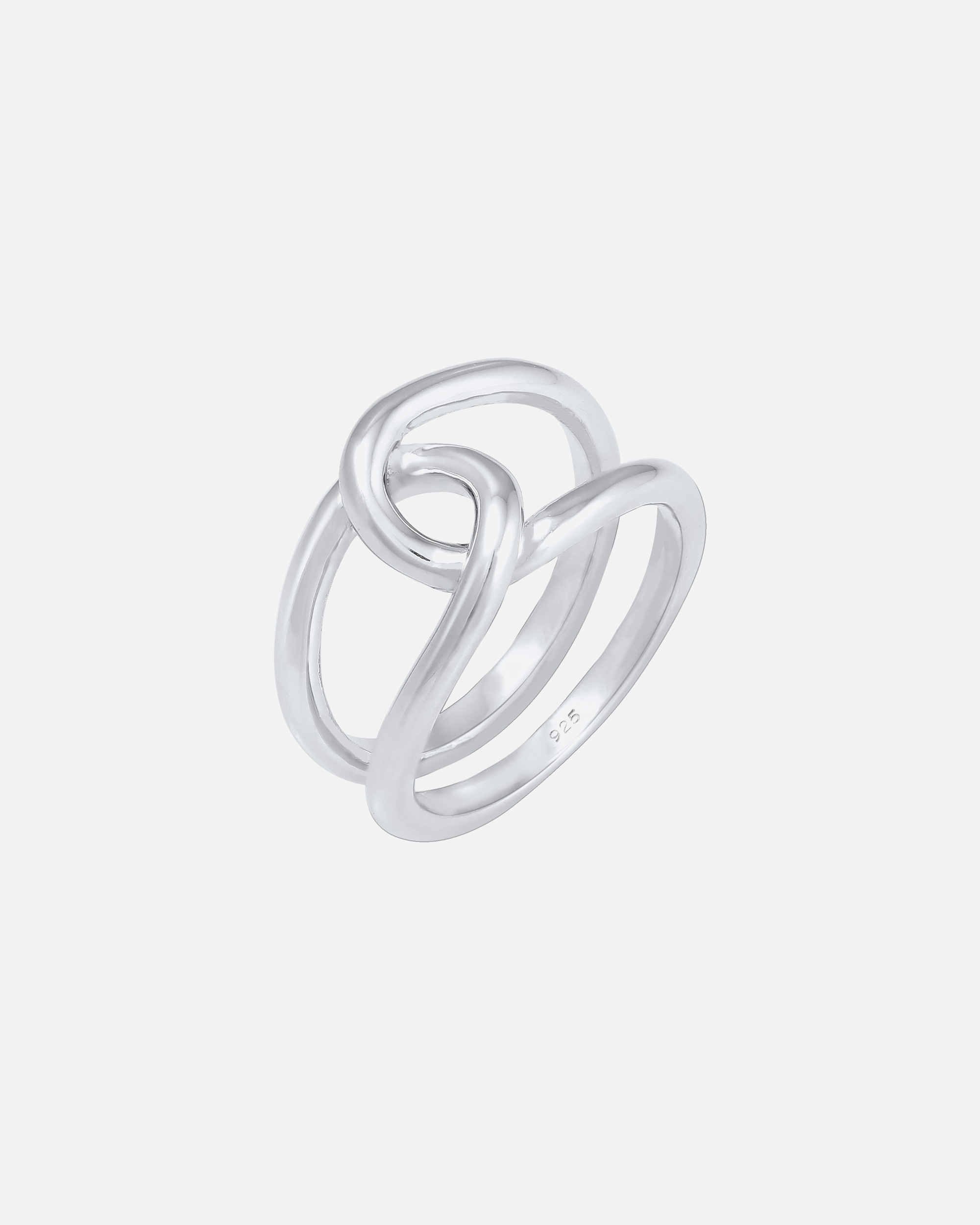 Bague pour Femme Elli Nœud Basique Tendance blogueurs En vogue Argent 925 56