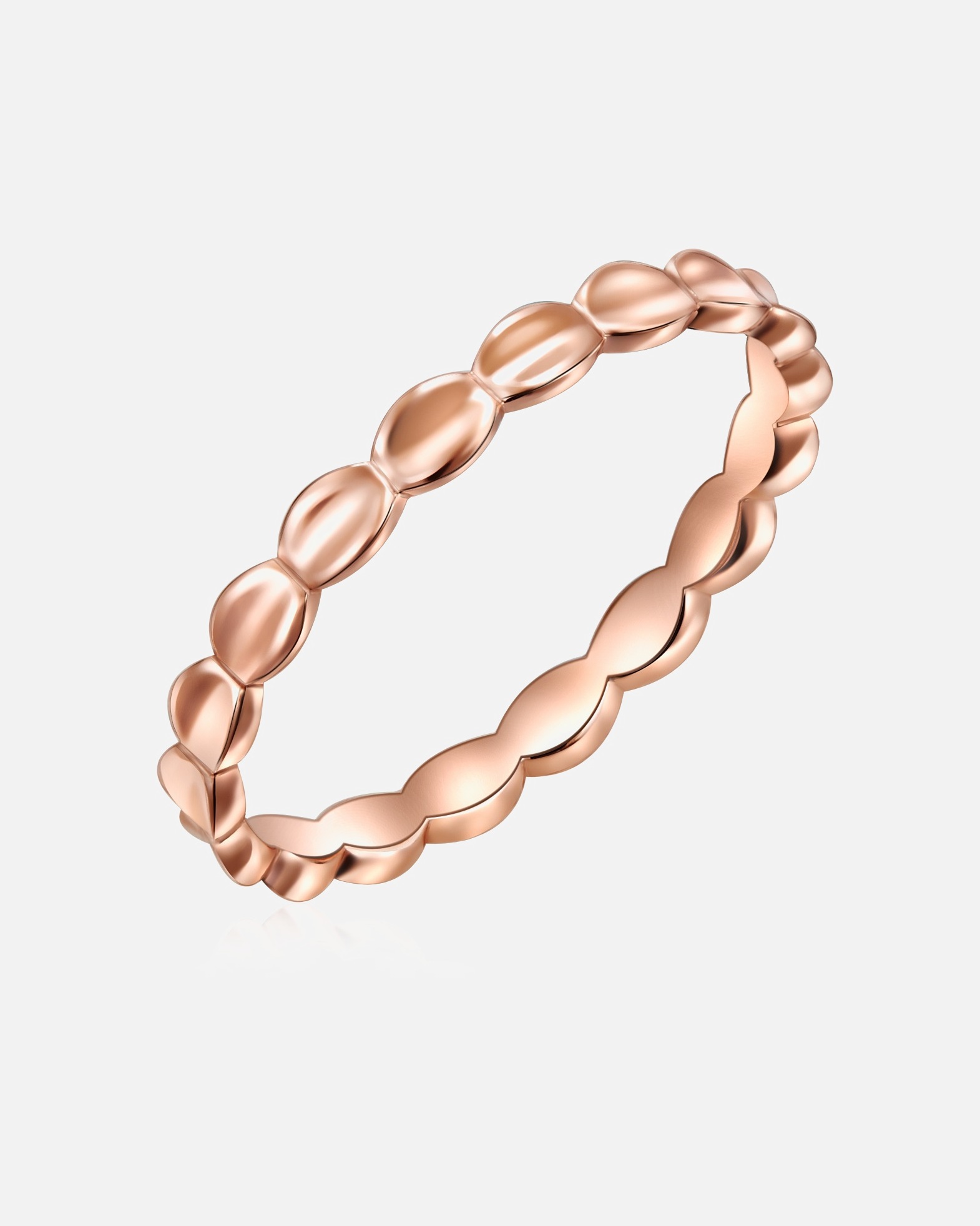 Bague pour Femme Glanzstücke München Bague en argent Argent sterling en Or rose 50