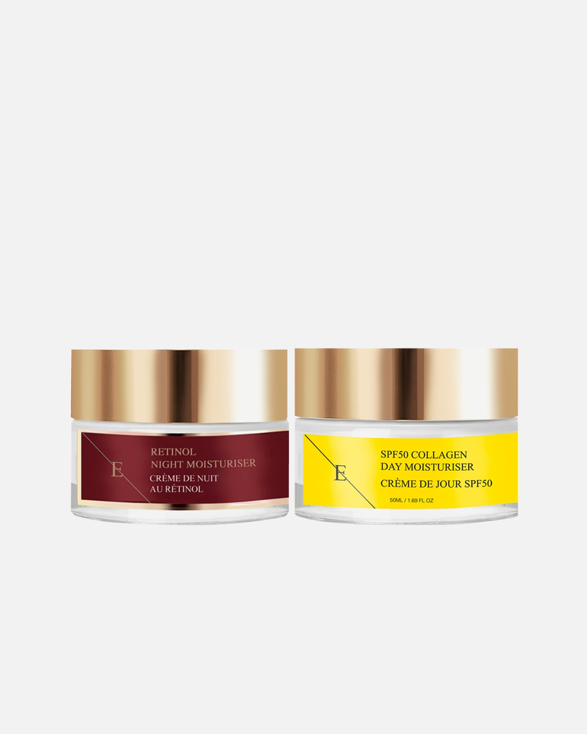 Coffret soin visage pour Femme ErthSkin London Coffret Nuit et Jour Rétinol + SPF50 1 pièce