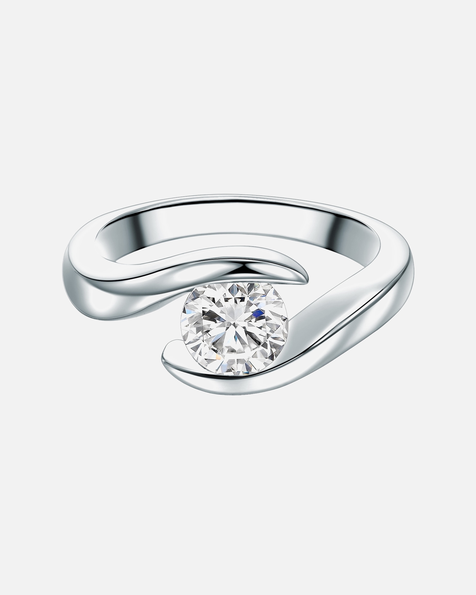 Bague pour Femme Trilani Bague en Argent sterling en Argent 49