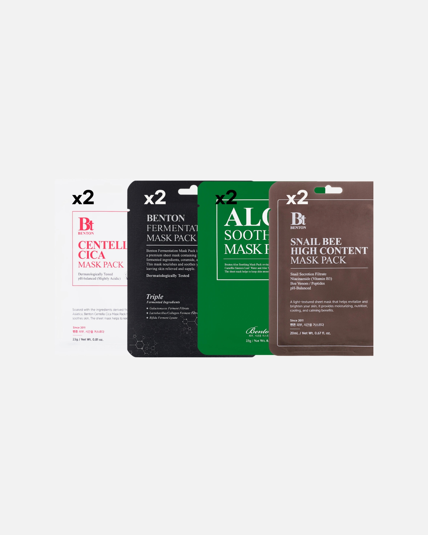 Coffret soin visage pour Unisexe Benton Skin Reset Mask Set 1 Set