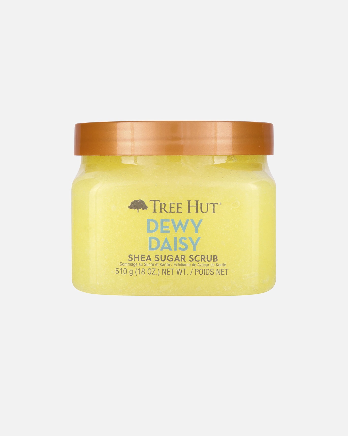 Gommage pour le corps pour Unisexe Tree Hut Gommage au sucre et aux marguerites couvertes de rosée 510 gr
