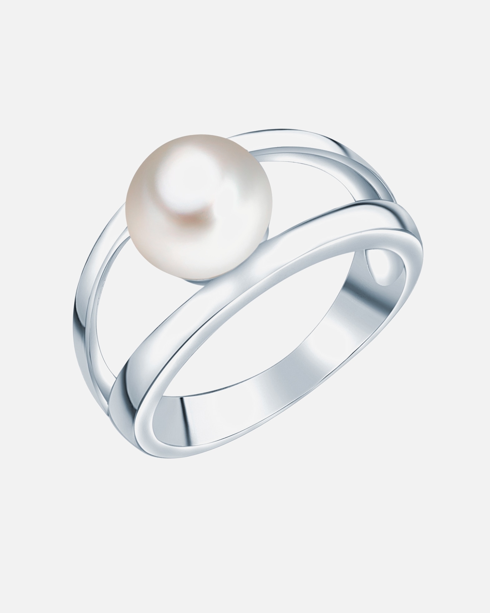 Bague pour Femme Valero Pearls Bague Argent sterling Perle de culture d'eau douce en Argent 56