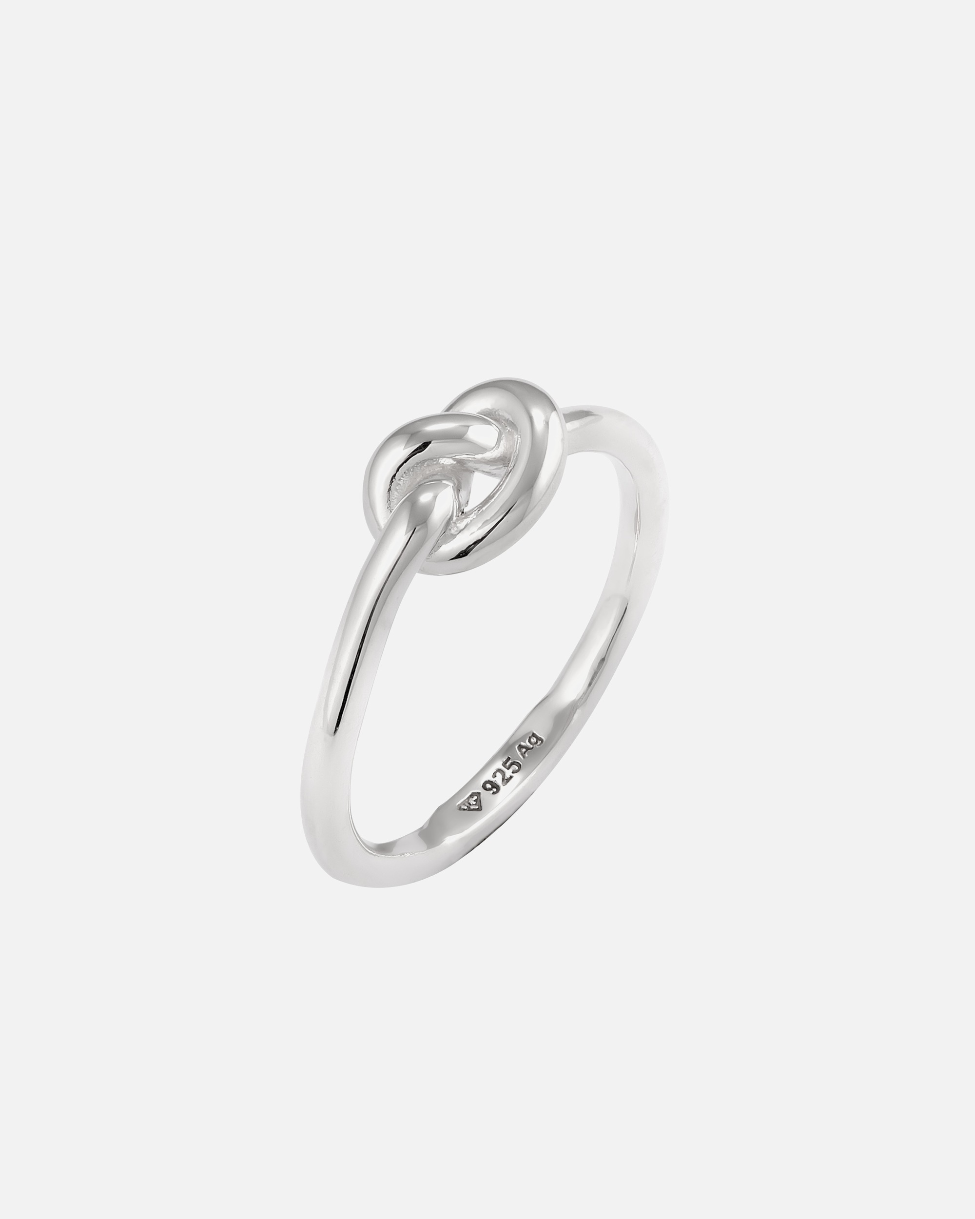 Bague pour Homme KUZZOI Bague argent homme Nœud 925 Sterling Silver 62