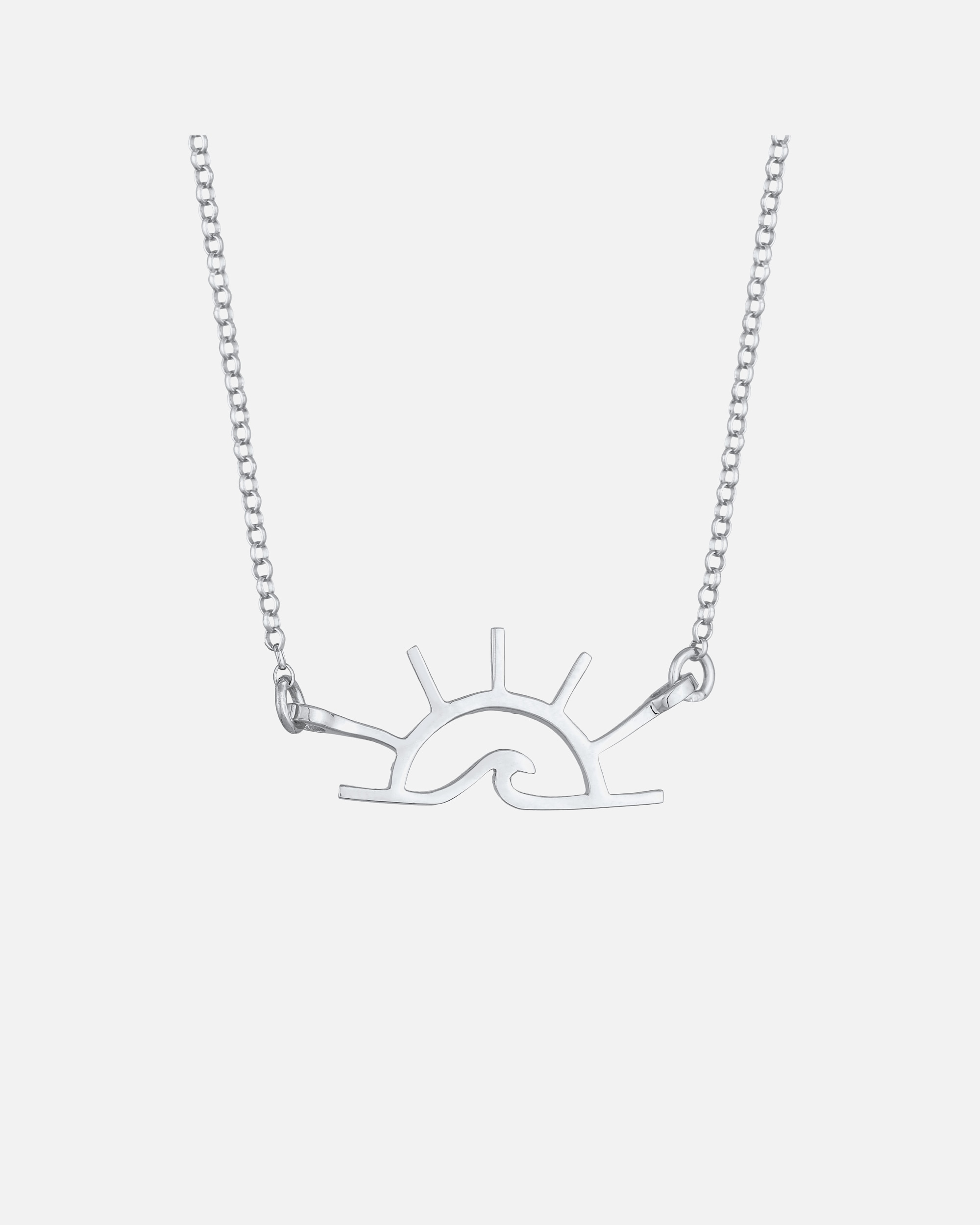 Collier pour Femme Elli Femmes Pendentif Lever de soleil Motif Été en Argent Sterling 925 silberfarben